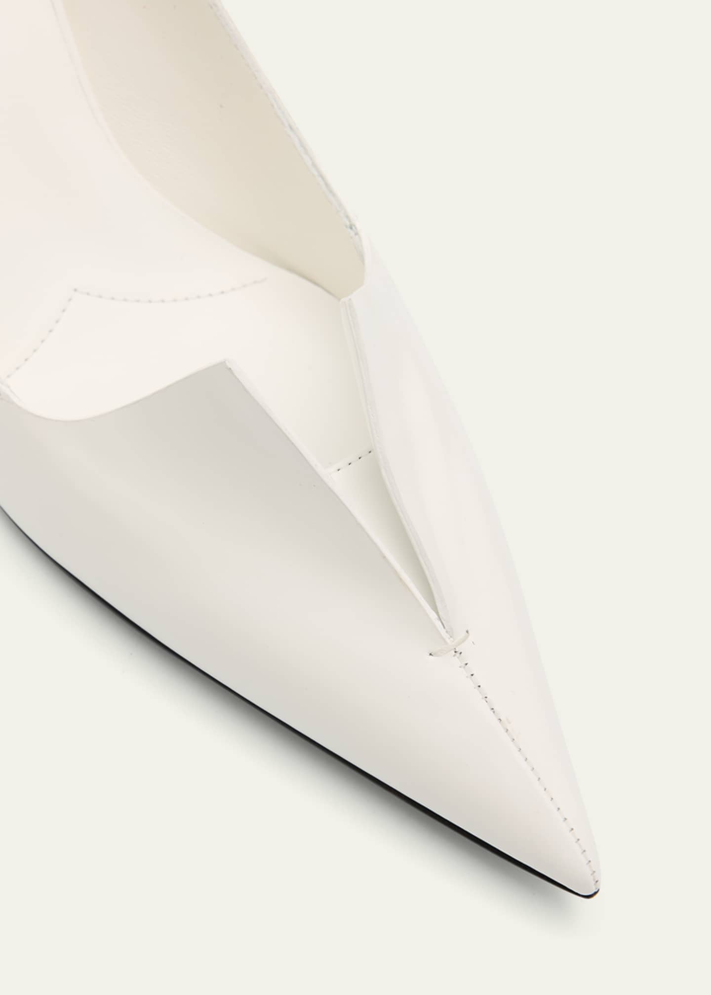 Prada Modellerie Spiked Leather Pumps Image 5 of 6