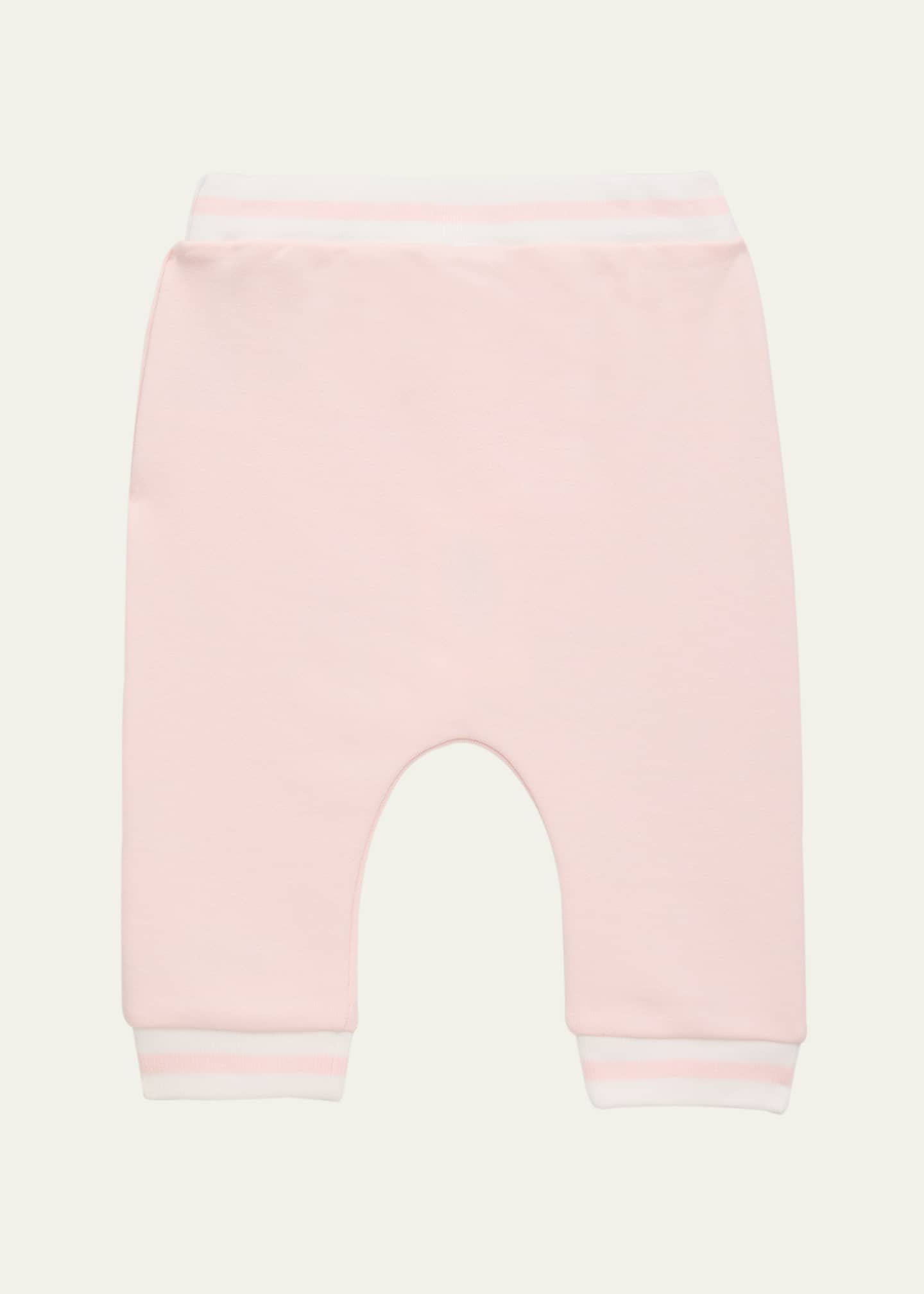 Fendi Girl's Multicolor Embroidered Logo-Print Sweatpants, Size 3M-24M Image 2 of 3