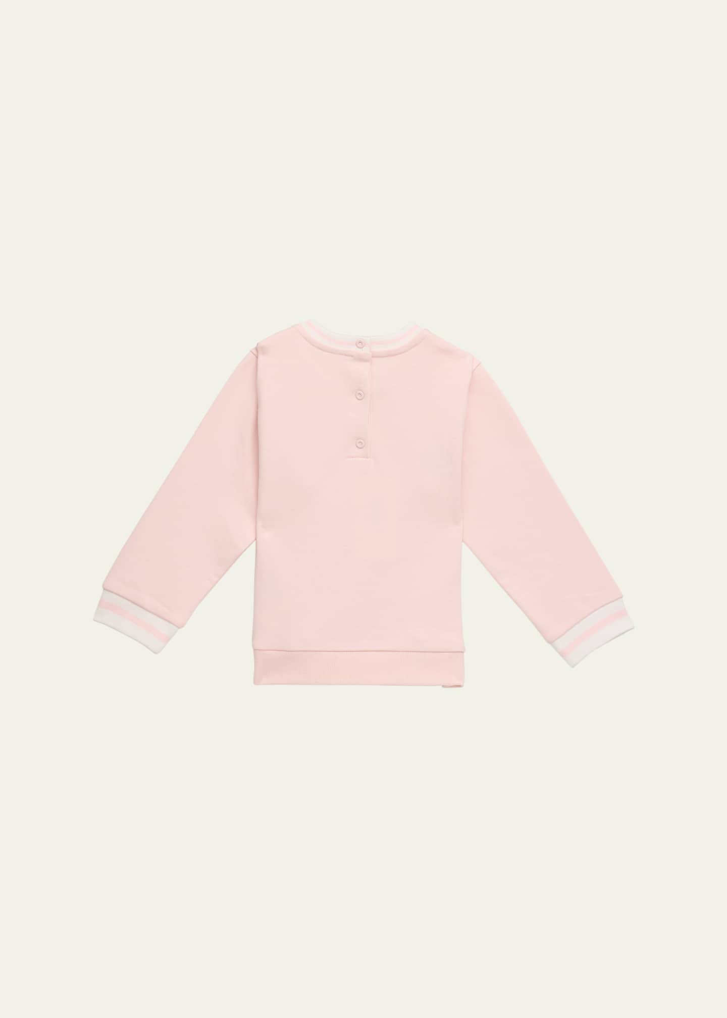 Fendi Girl's Graphic Logo-Print Sweatshirt, Size 3M-24M Image 2 of 3