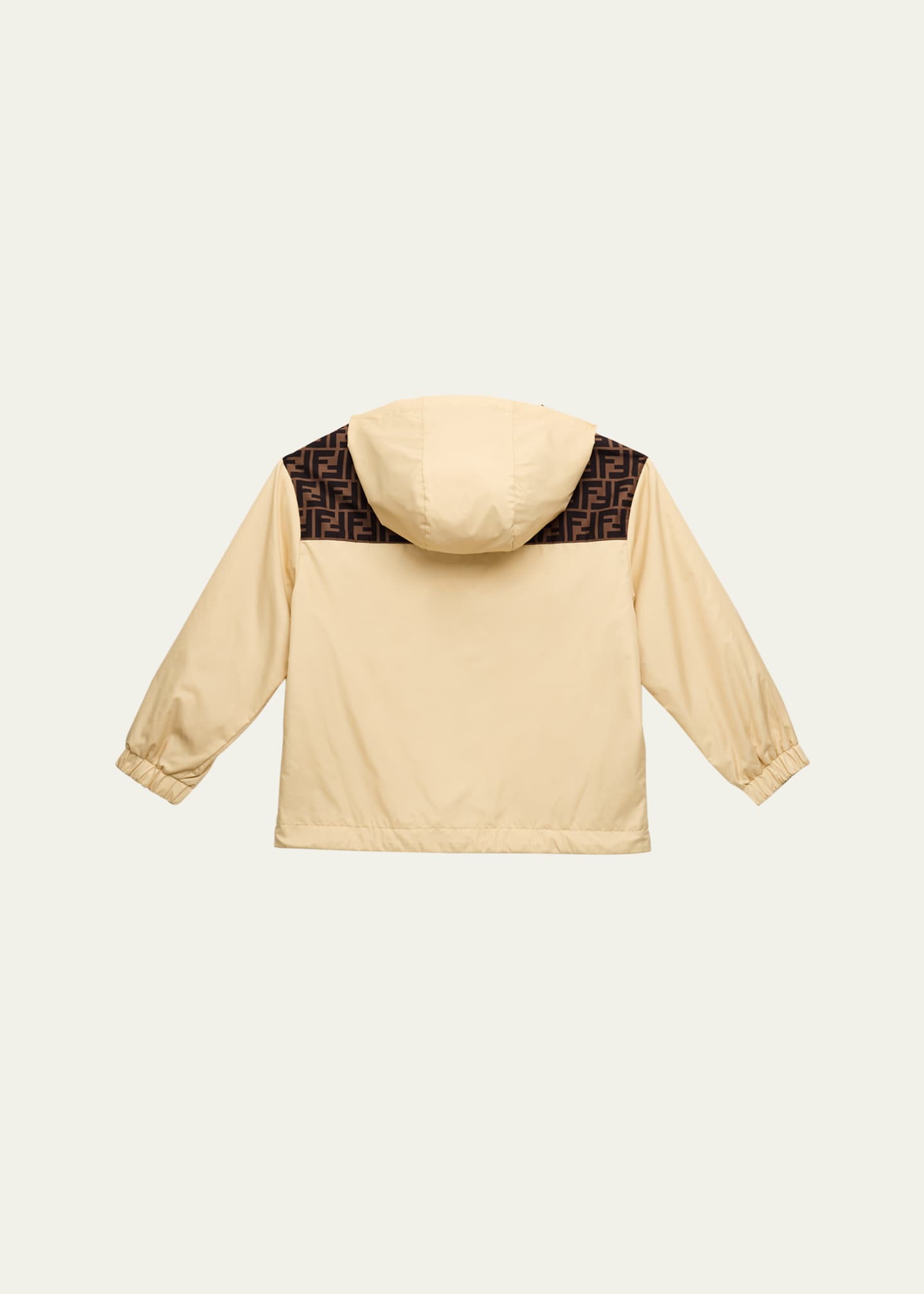 Fendi Boy's FF Monogram Windbreaker, Size 8-12 Image 2 of 3