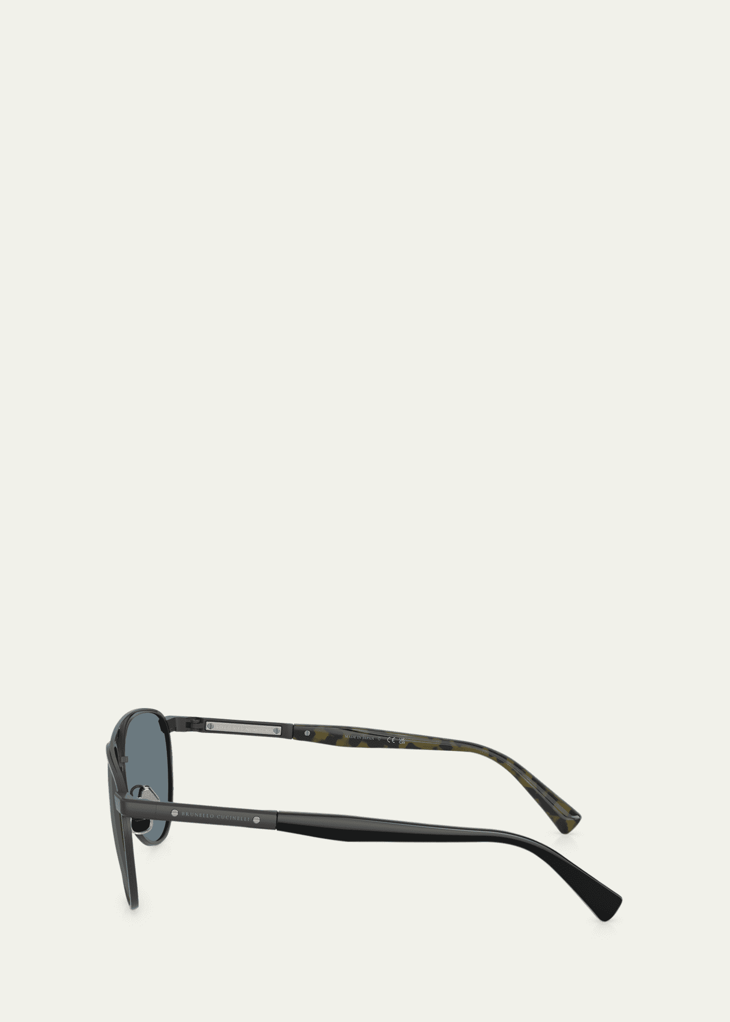 Brunello Cucinelli 0BC2007ST Aviator Titanium Sunglasses Image 3 of 3