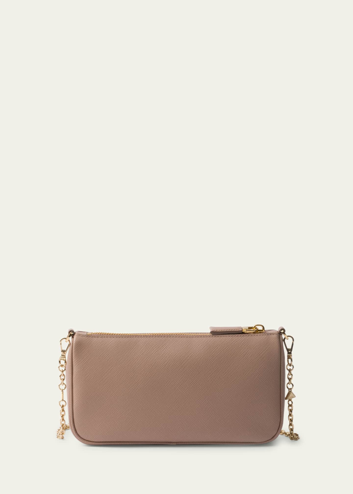 Prada Mini Saffiano Leather Shoulder Bag Image 2 of 2