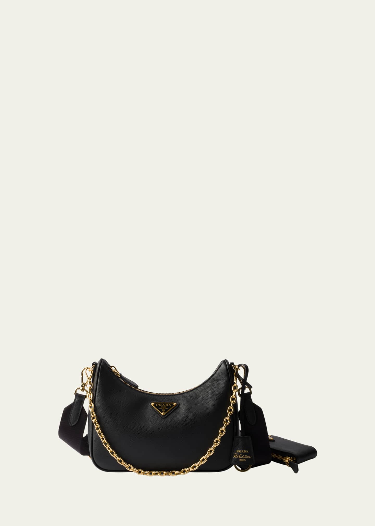 Prada Re-Edition 2005 Saffiano Leather Shoulder Bag Image 1 of 3