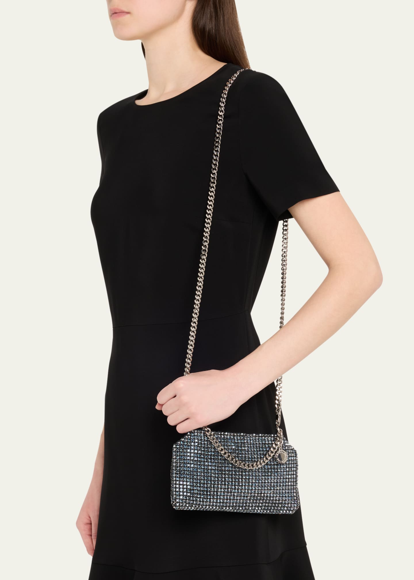 Stella McCartney Falabella Crystal Mesh Shoulder Bag Image 2 of 6