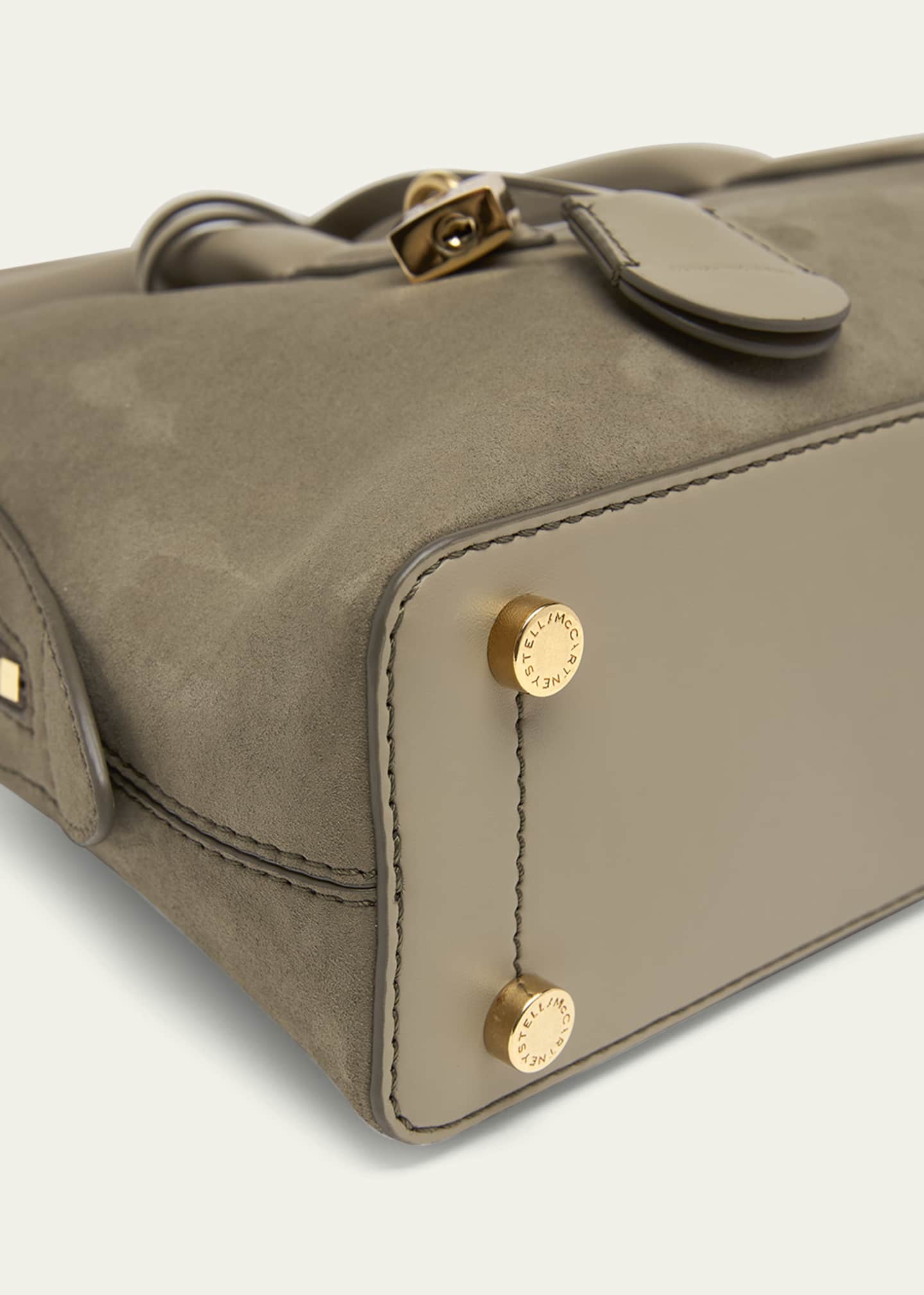 Stella McCartney Zip Vegan Suede Shoulder Bag Image 6 of 6