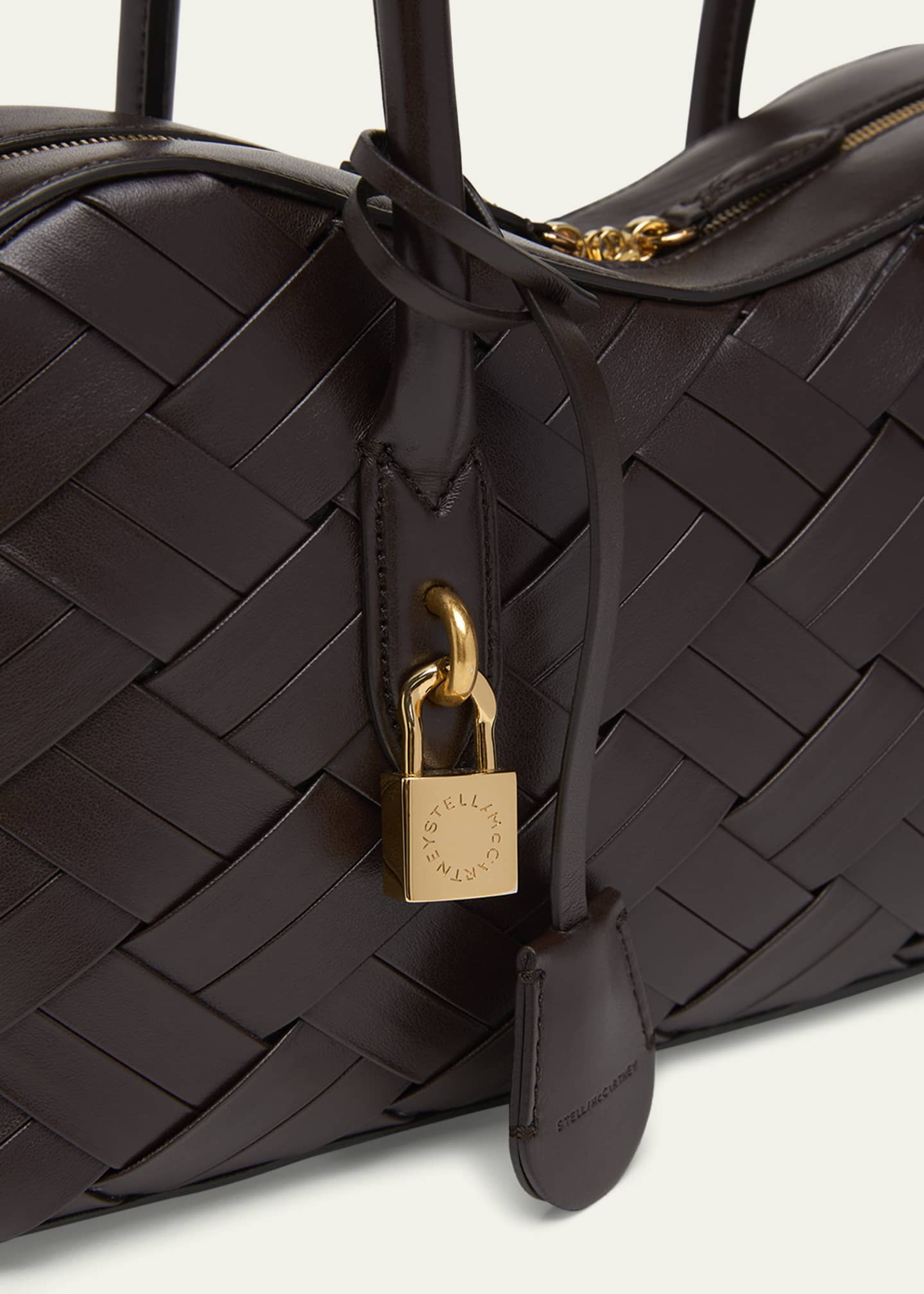 Stella McCartney Zip Alter Mat Woven Shoulder Bag Image 6 of 6