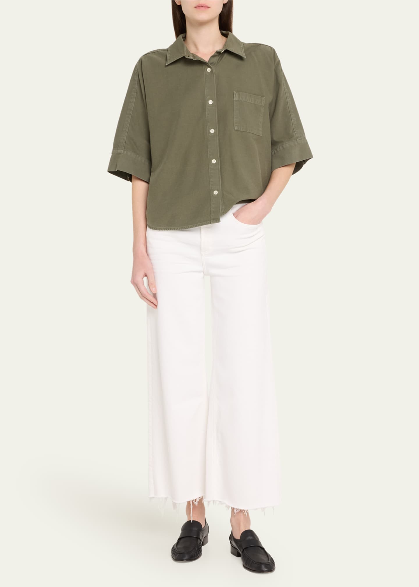 Citizens of Humanity Lyra Crop Wide-Leg Jeans Image 2 of 5