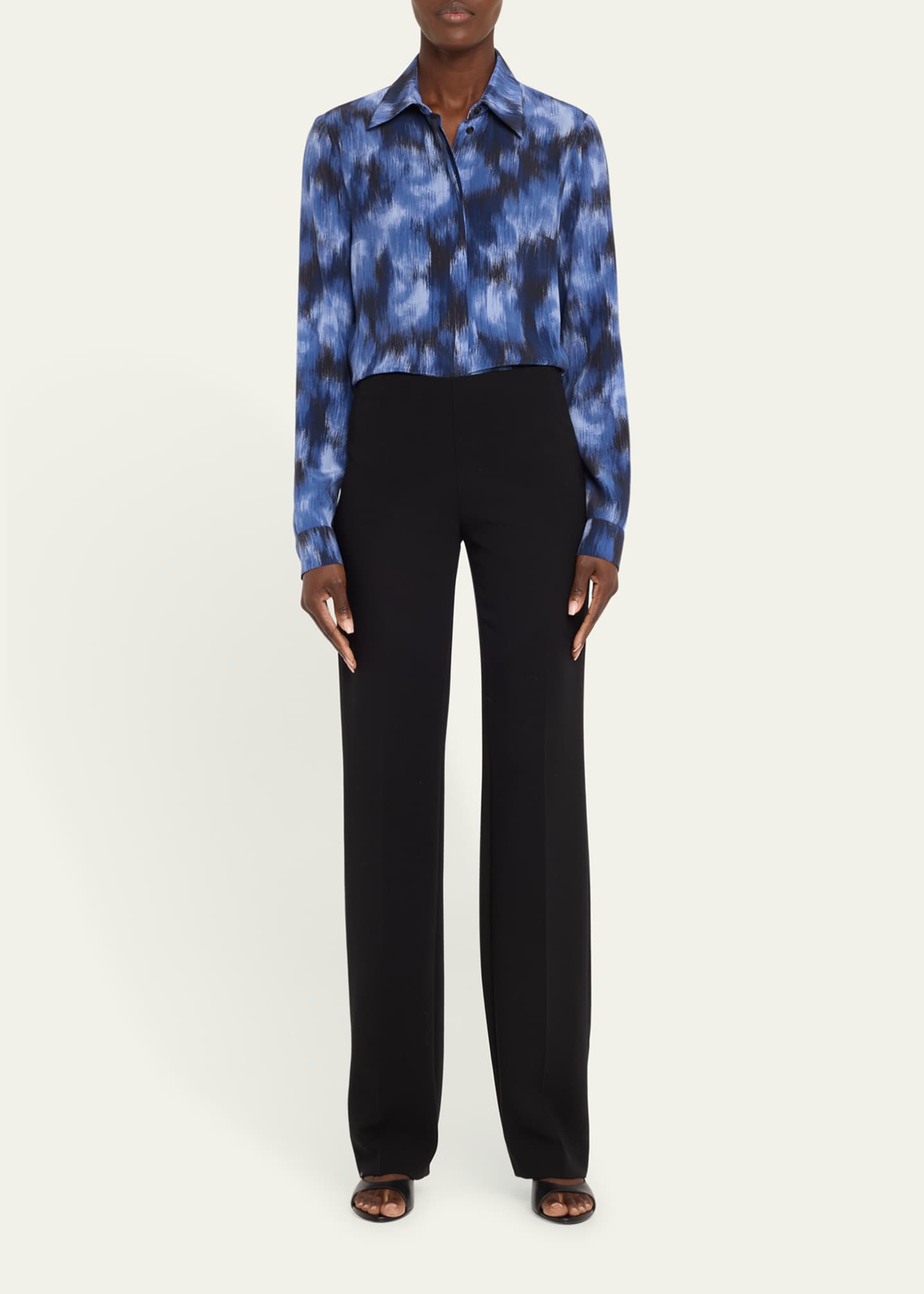 Michael Kors Collection Hansen Button Front Shirt Image 2 of 5