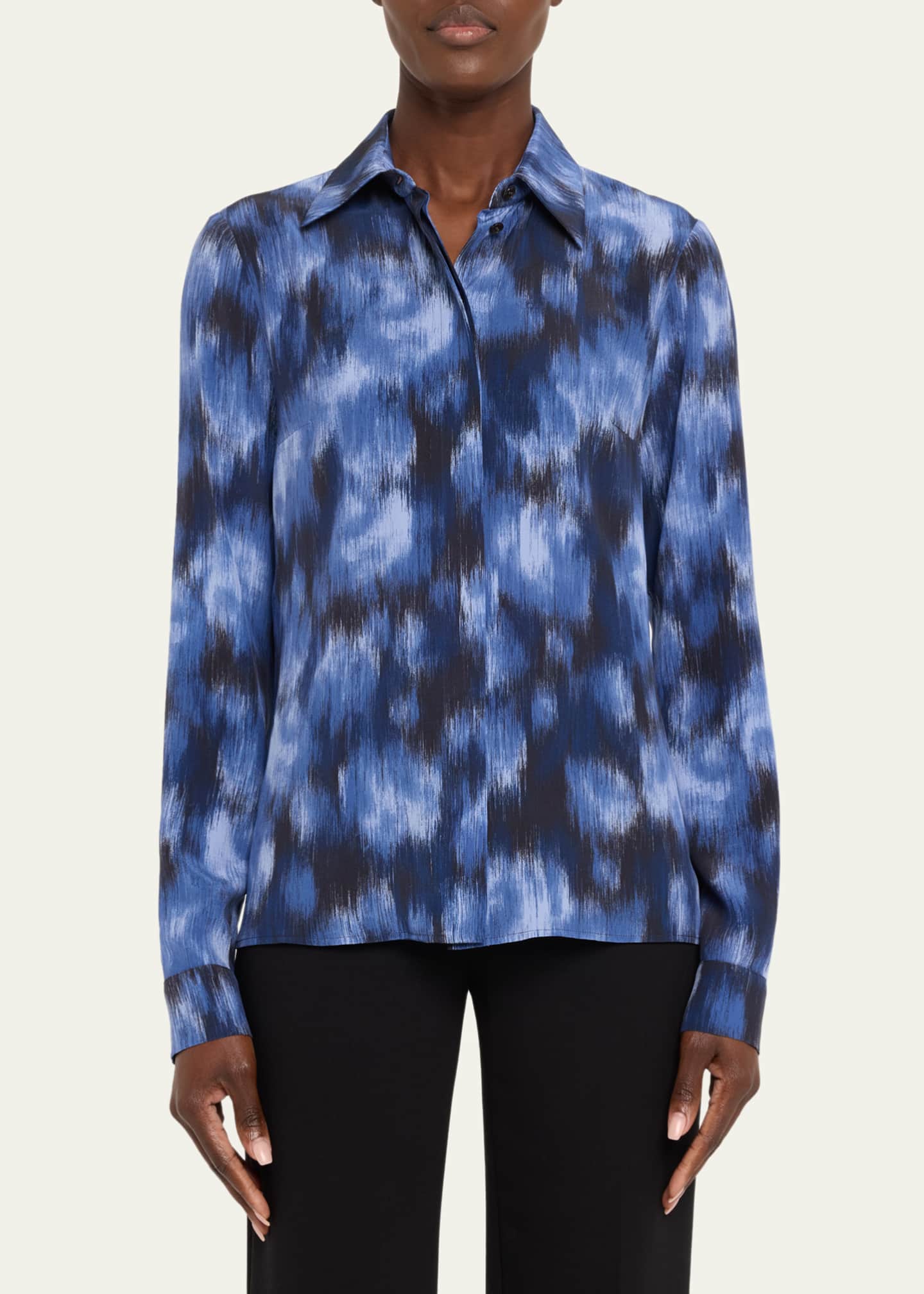 Michael Kors Collection Hansen Button Front Shirt Image 4 of 5