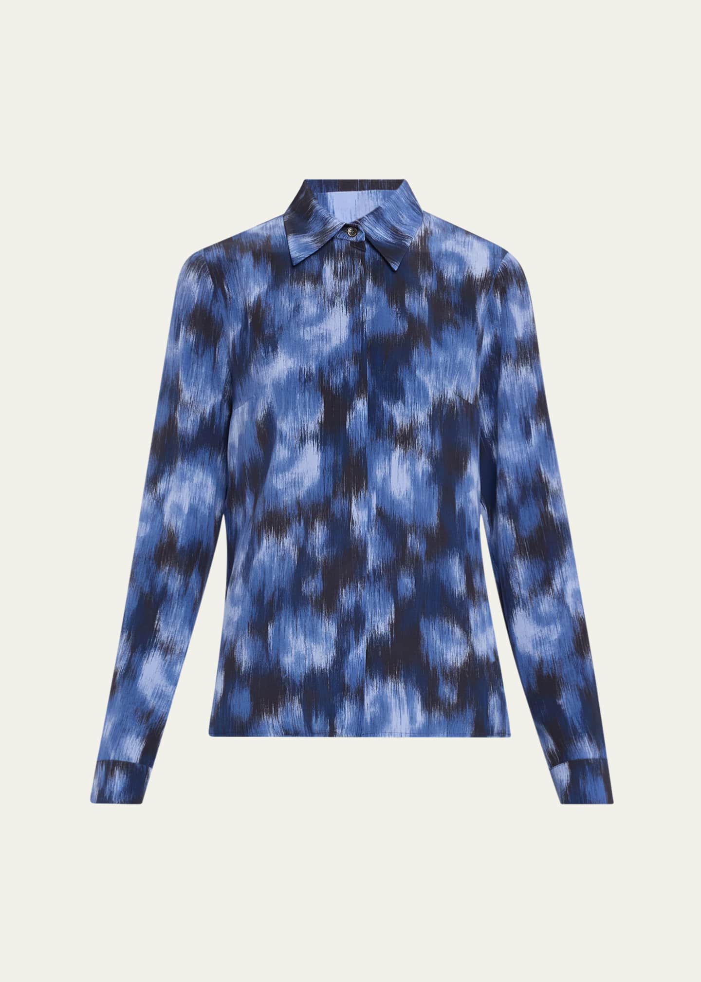 Michael Kors Collection Hansen Button Front Shirt Image 1 of 5