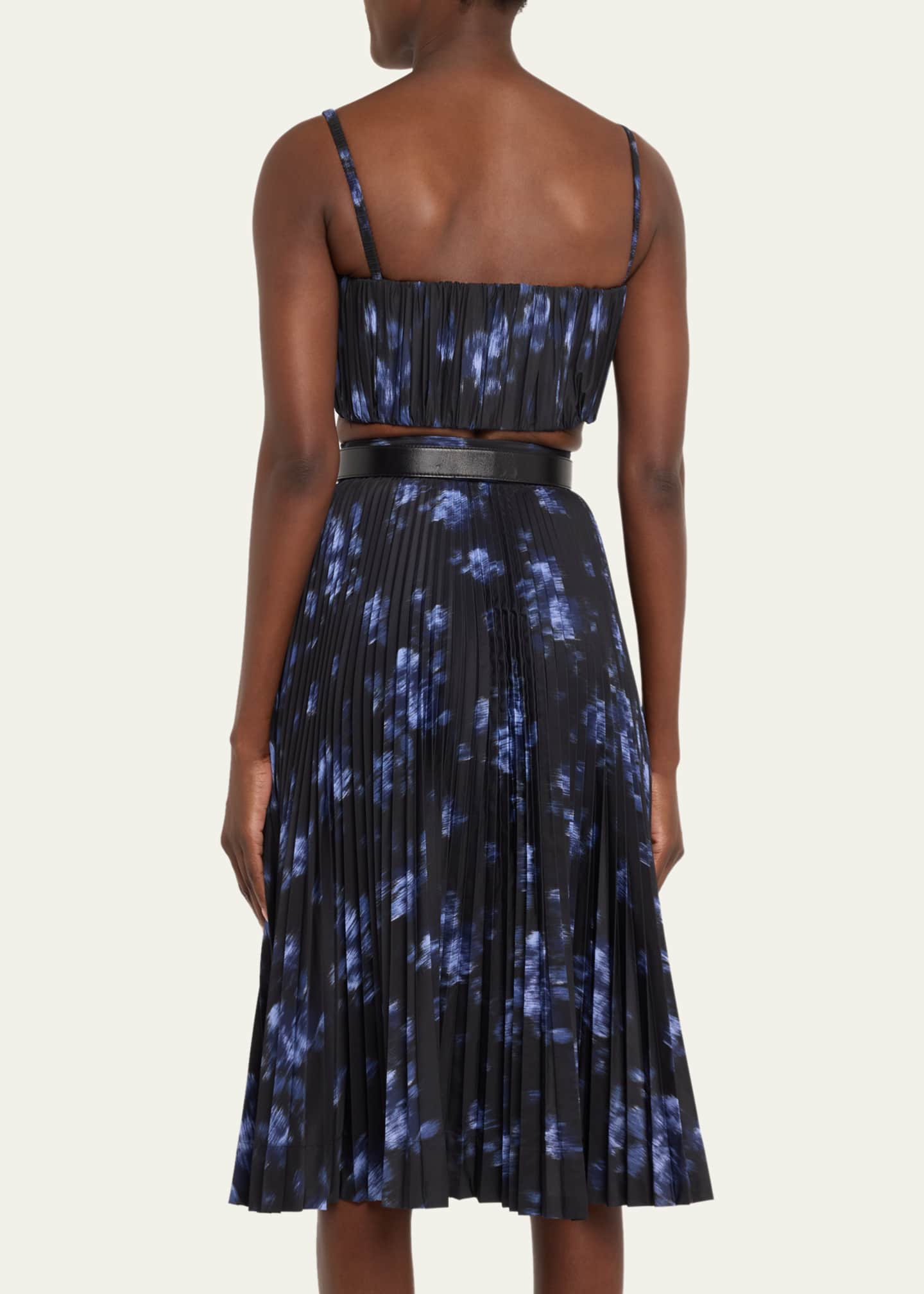 Michael Kors Collection Gathered Bralette Top Image 3 of 5