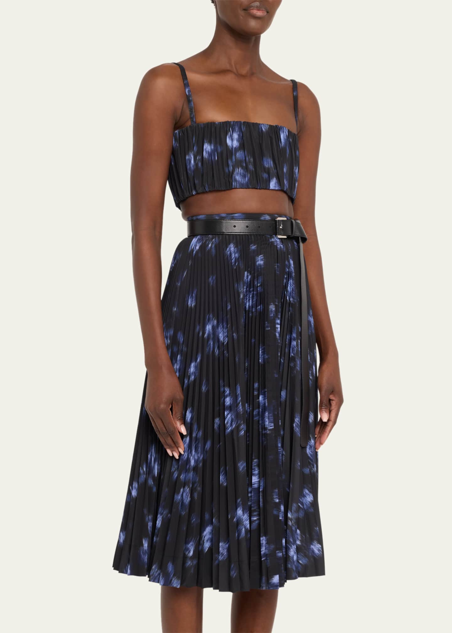Michael Kors Collection Gathered Bralette Top Image 4 of 5