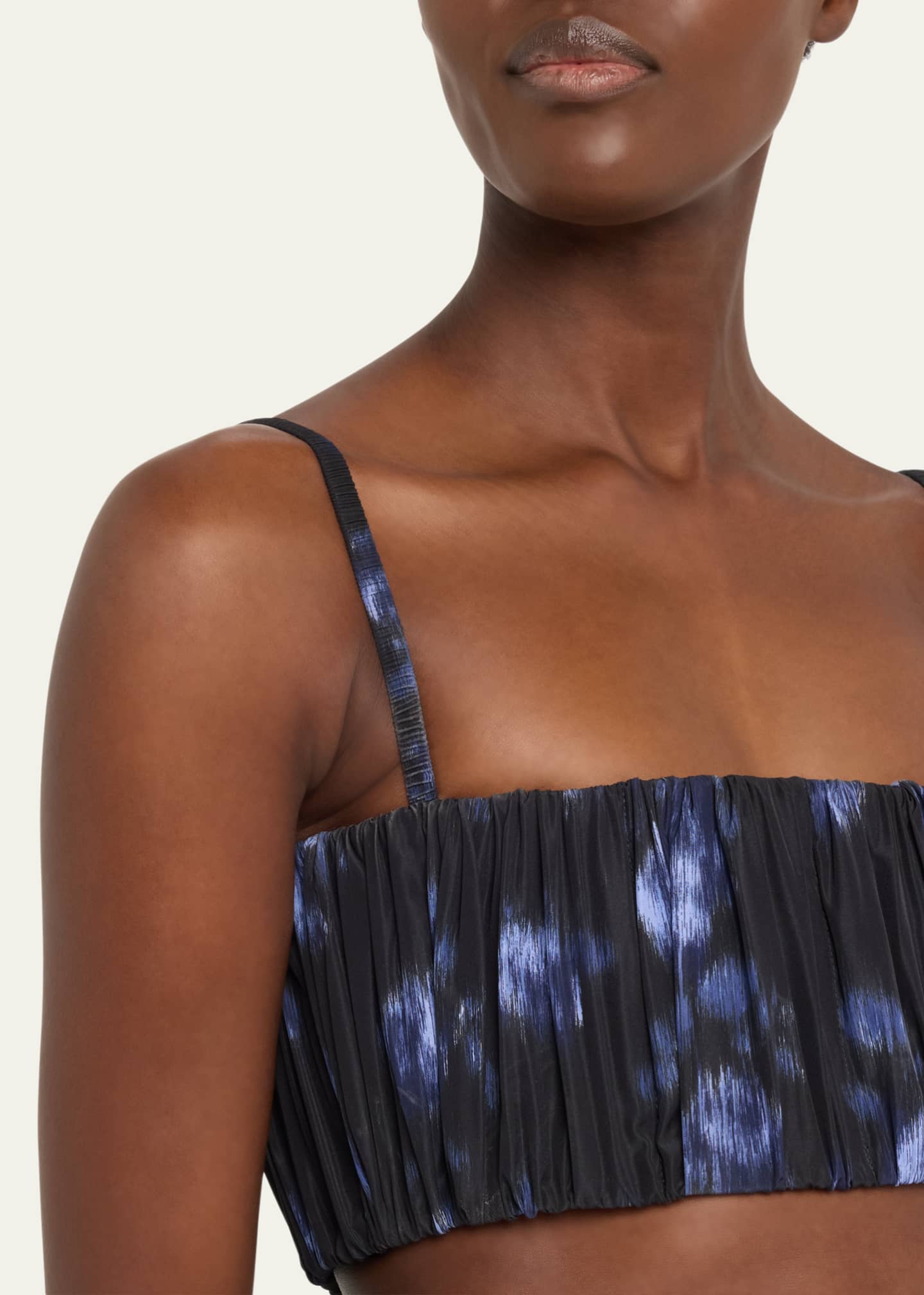 Michael Kors Collection Gathered Bralette Top Image 5 of 5