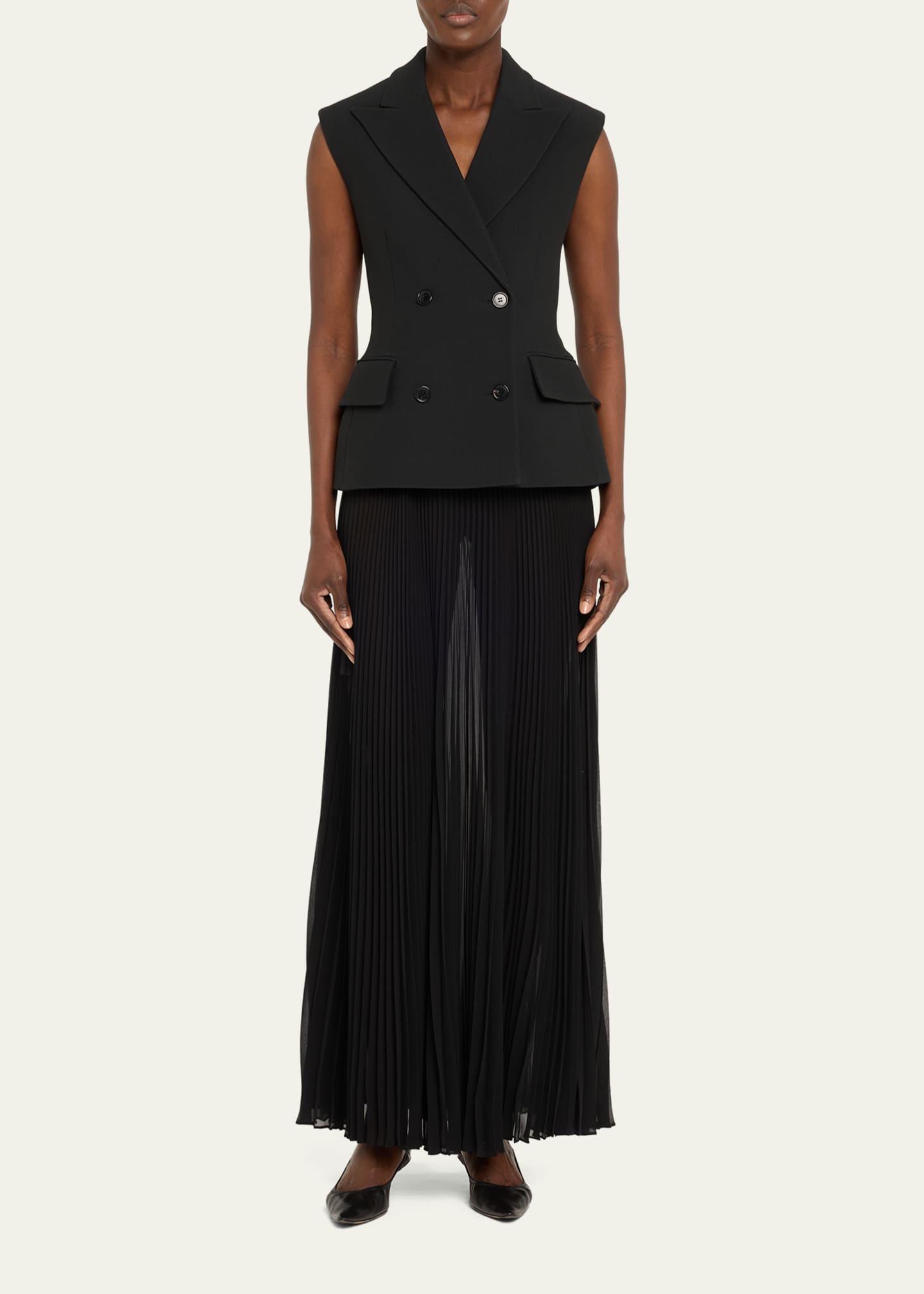 Pleated Maxi Skirt - Thumbnail 2