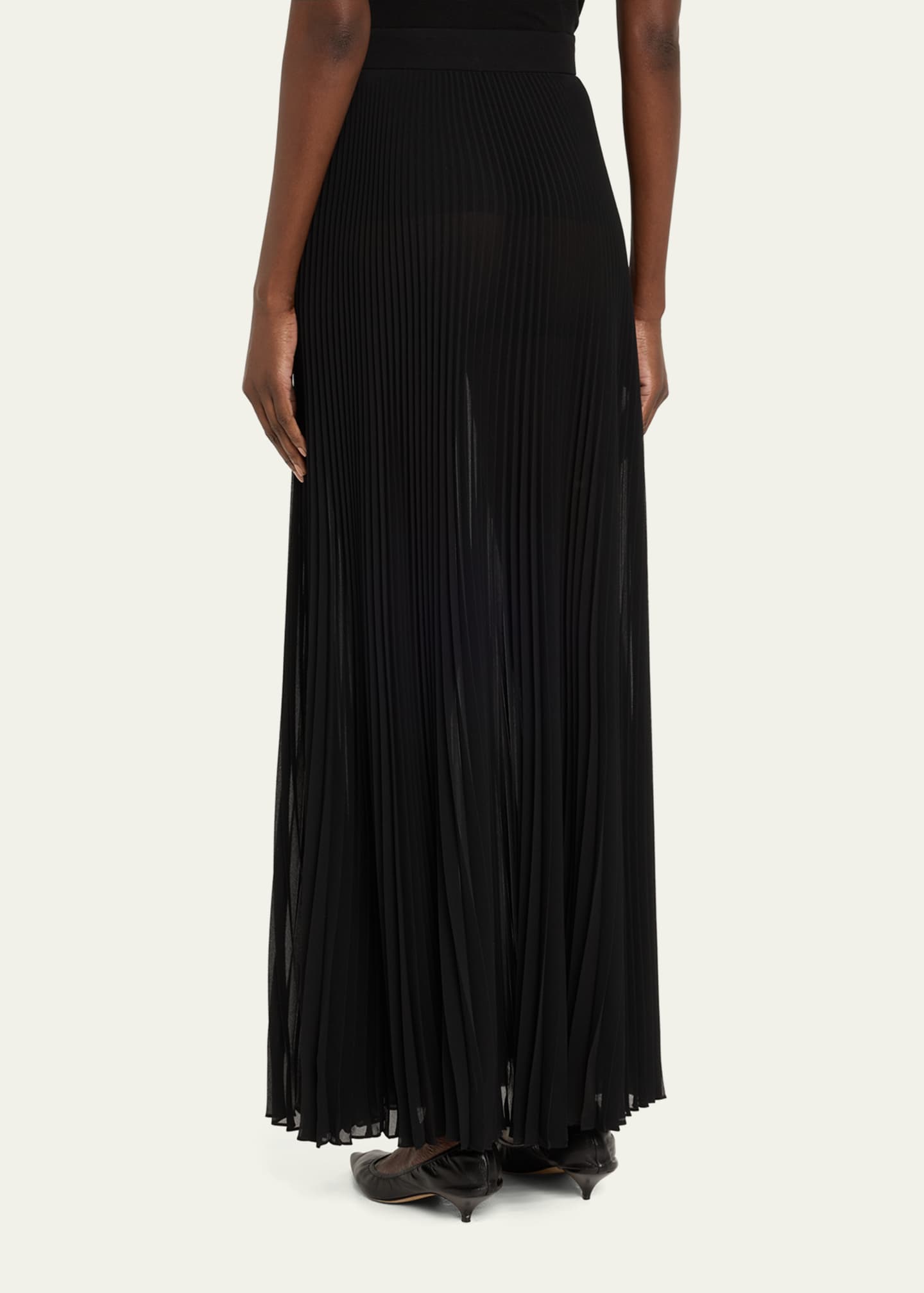 Pleated Maxi Skirt - Thumbnail 3