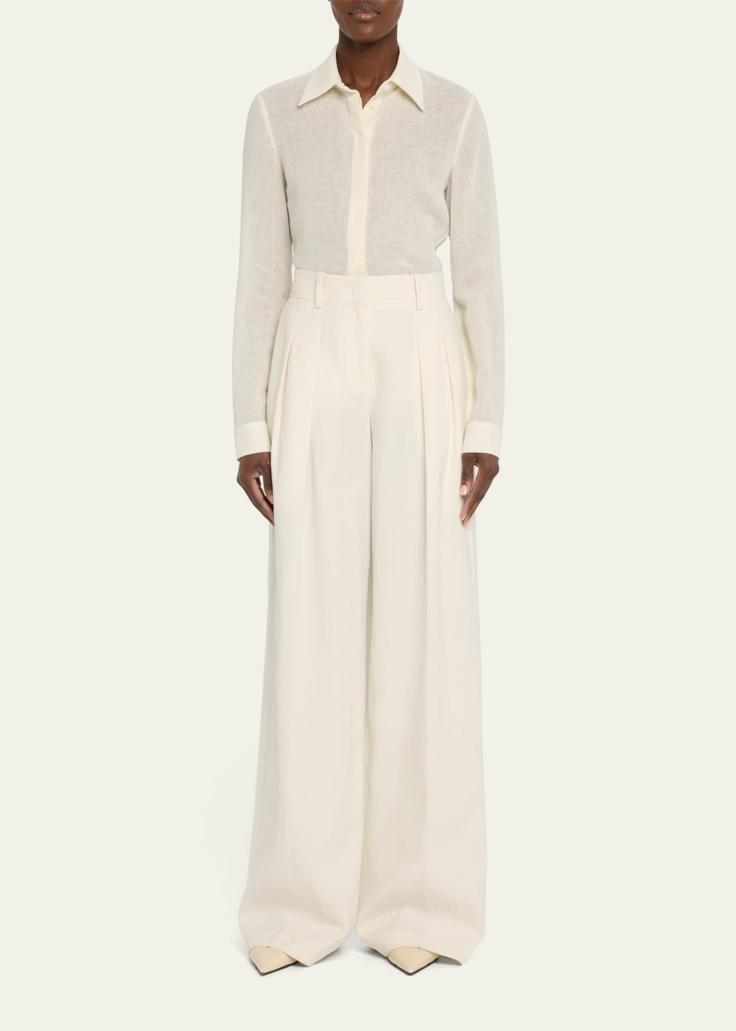 Michael Kors Collection Hansen Button Front Shirt Image 2 of 5