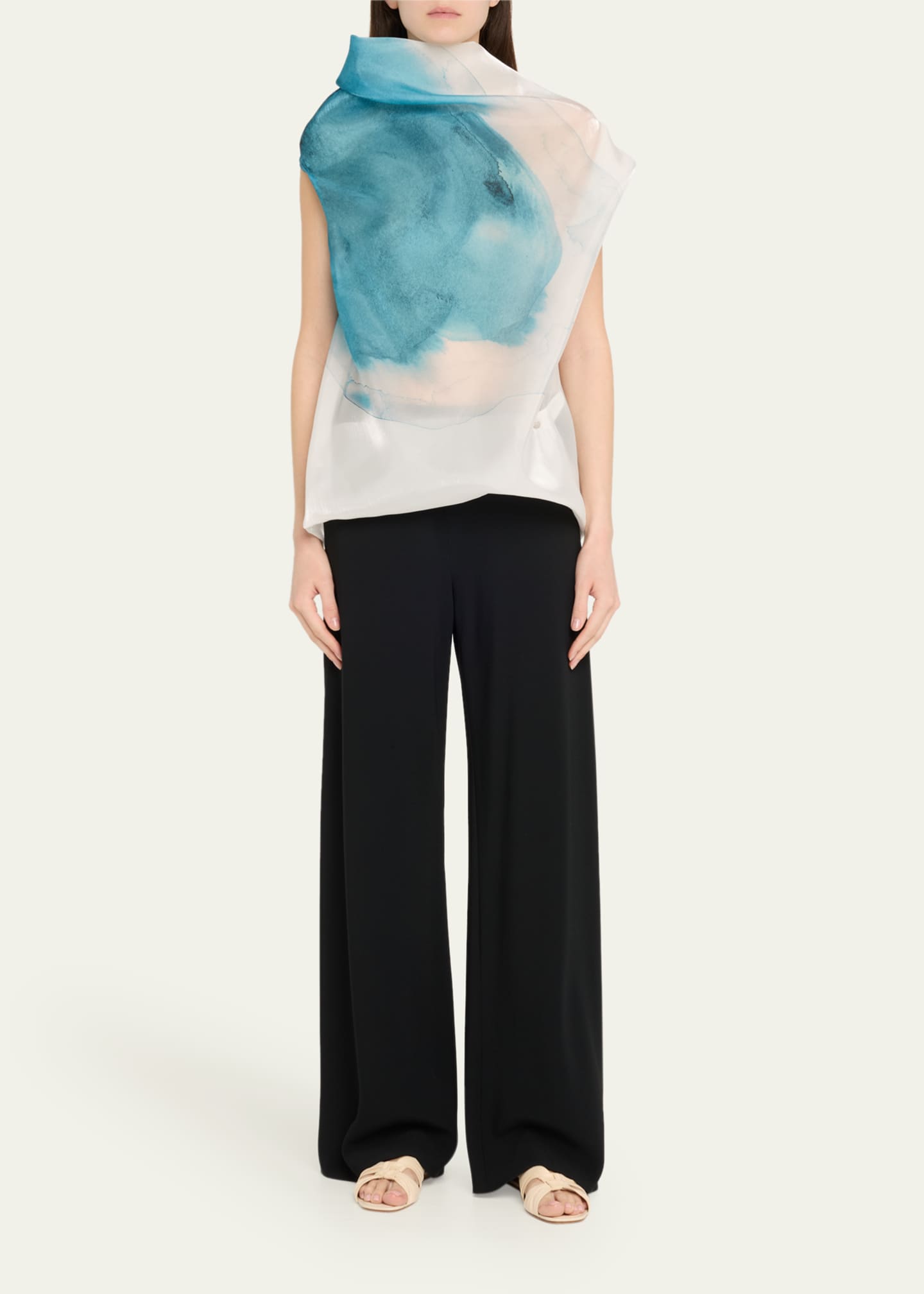 Issey Miyake Eau Draped Top Image 2 of 5