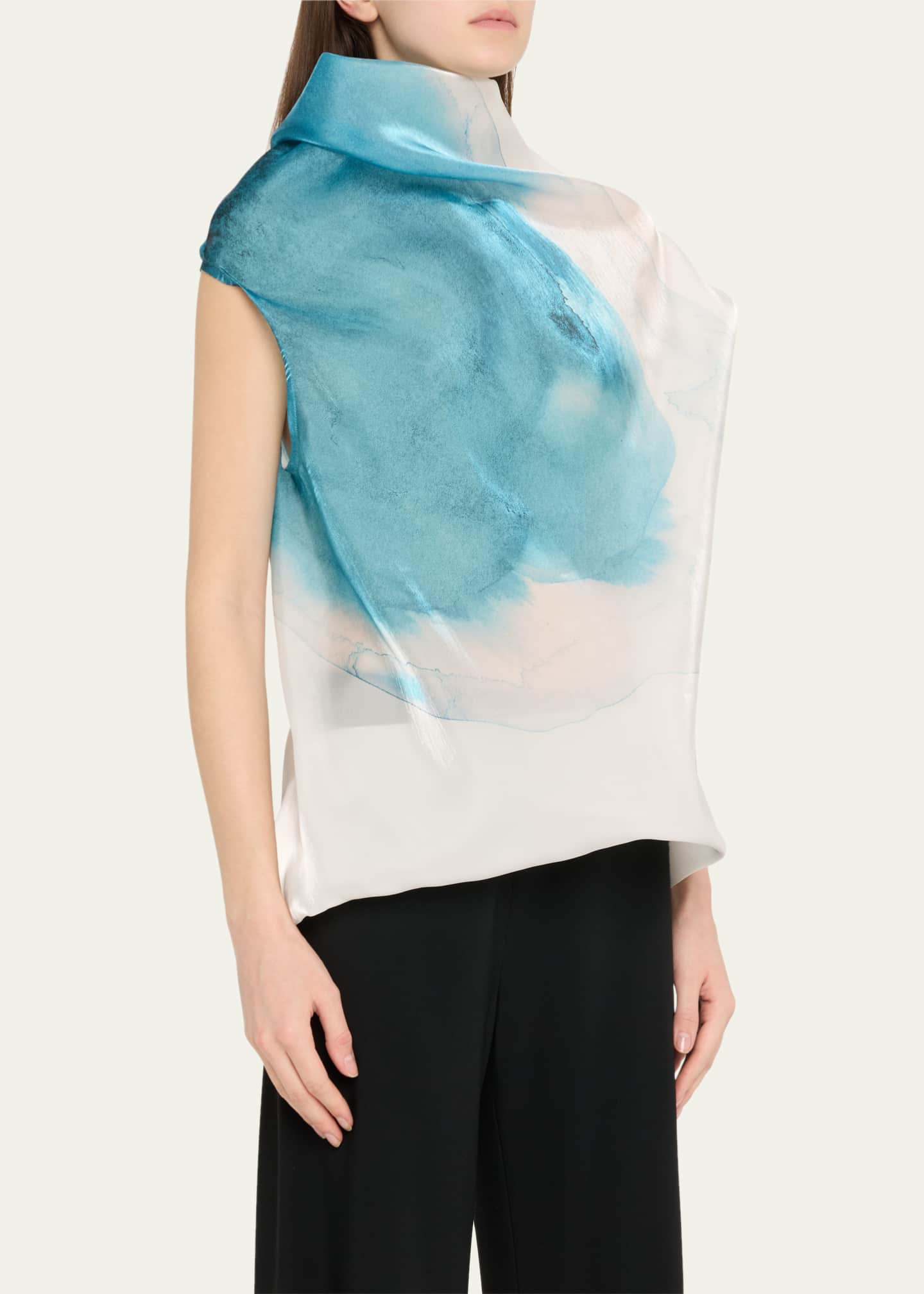 Issey Miyake Eau Draped Top Image 4 of 5