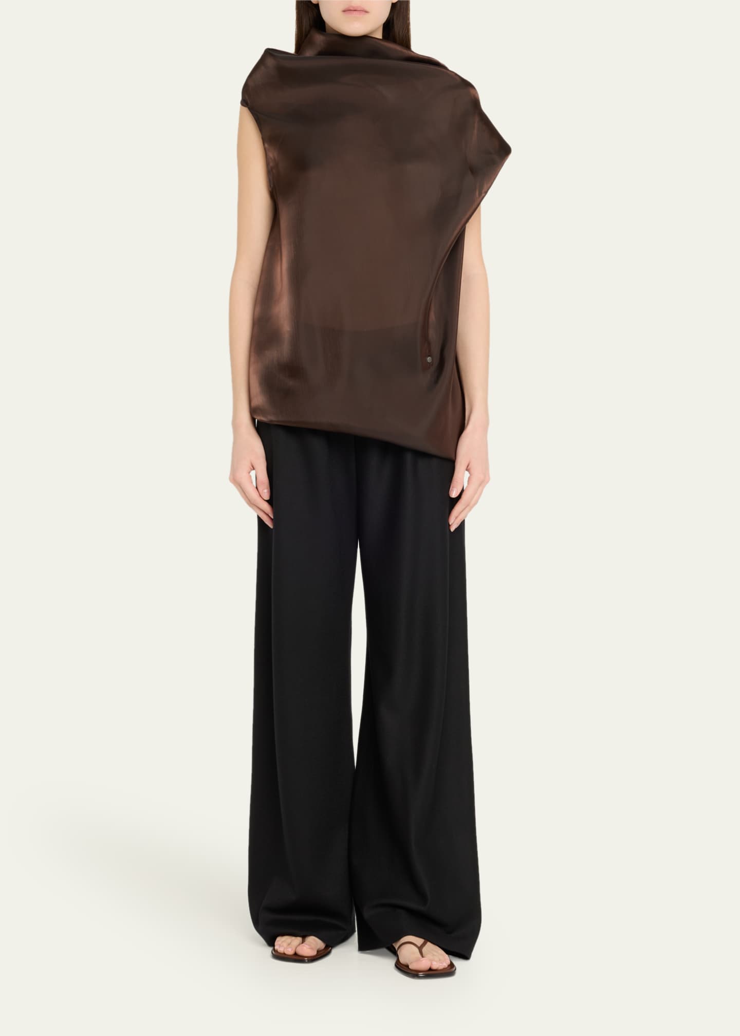 Issey Miyake Eau Draped Top Image 2 of 5