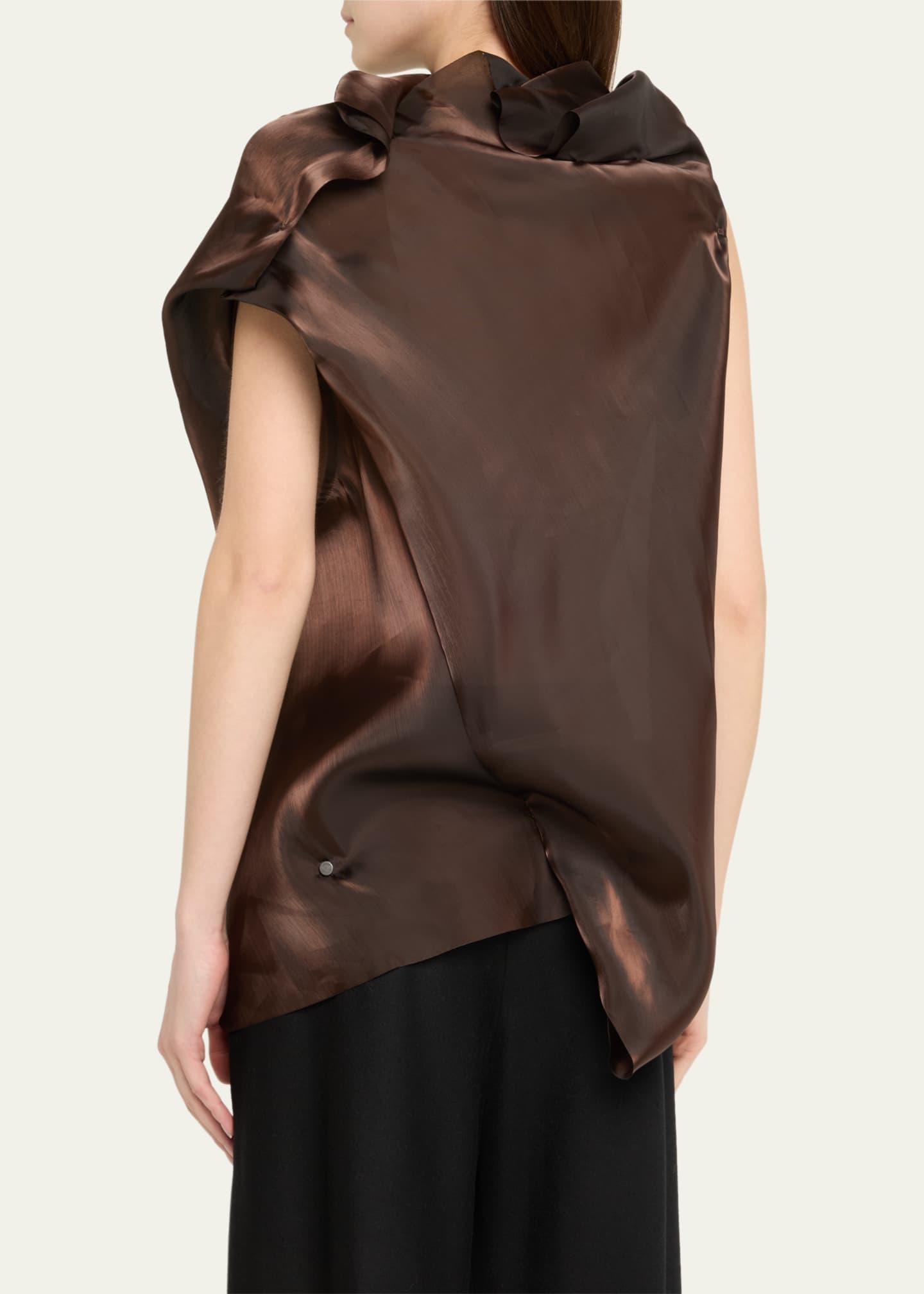 Issey Miyake Eau Draped Top Image 3 of 5