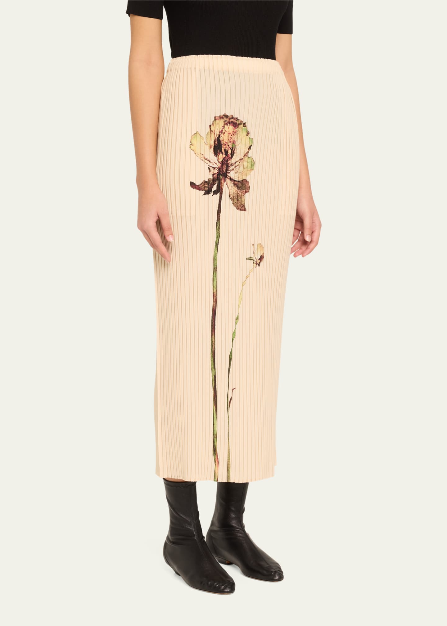 Issey Miyake Pressed Flora Pleats Pencil Skirt - Bergdorf Issey Miyake Pressed Flora Pleats Pencil Skirt - Bergdorf