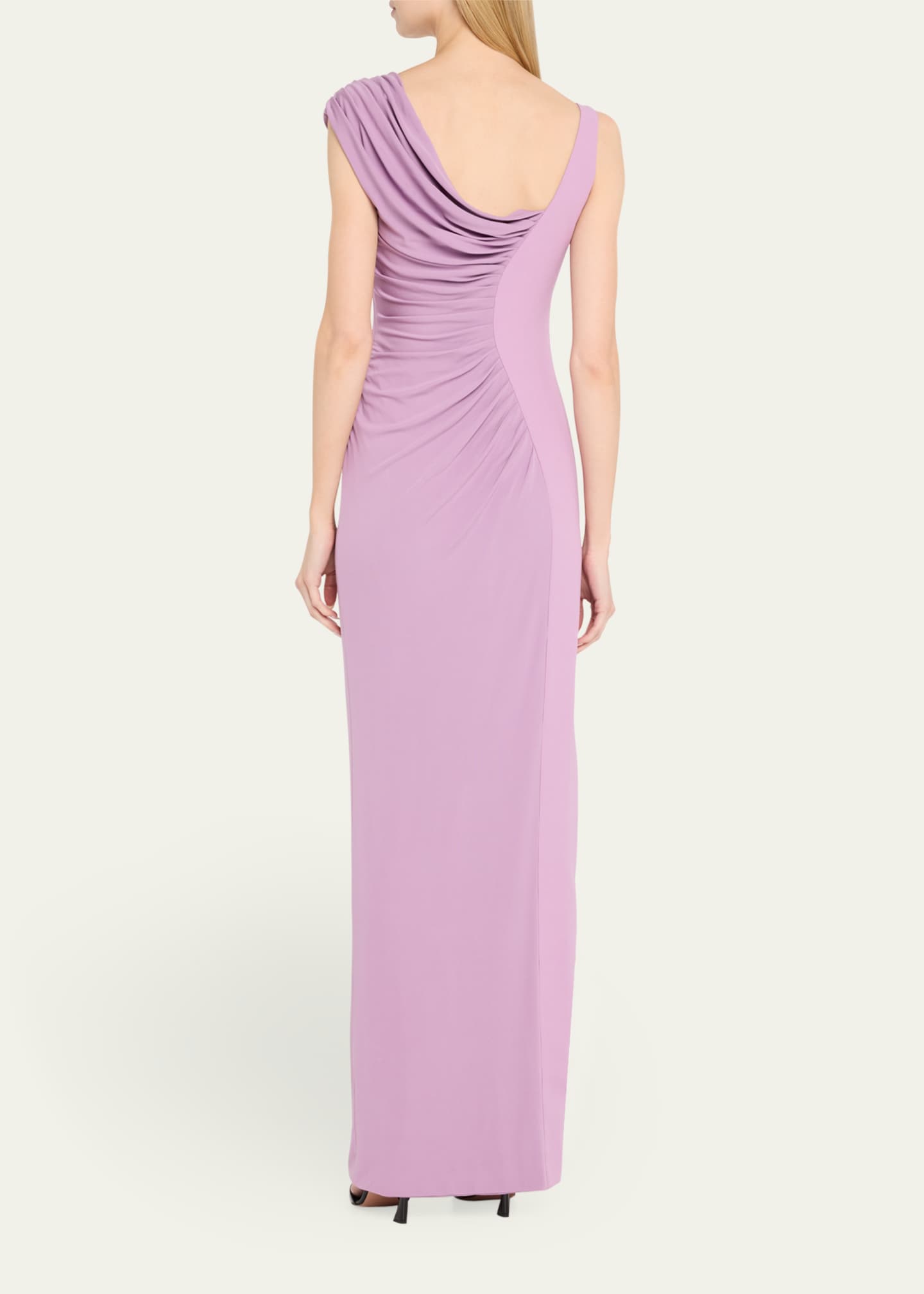 Versace Ruched Jersey Gown Image 3 of 5