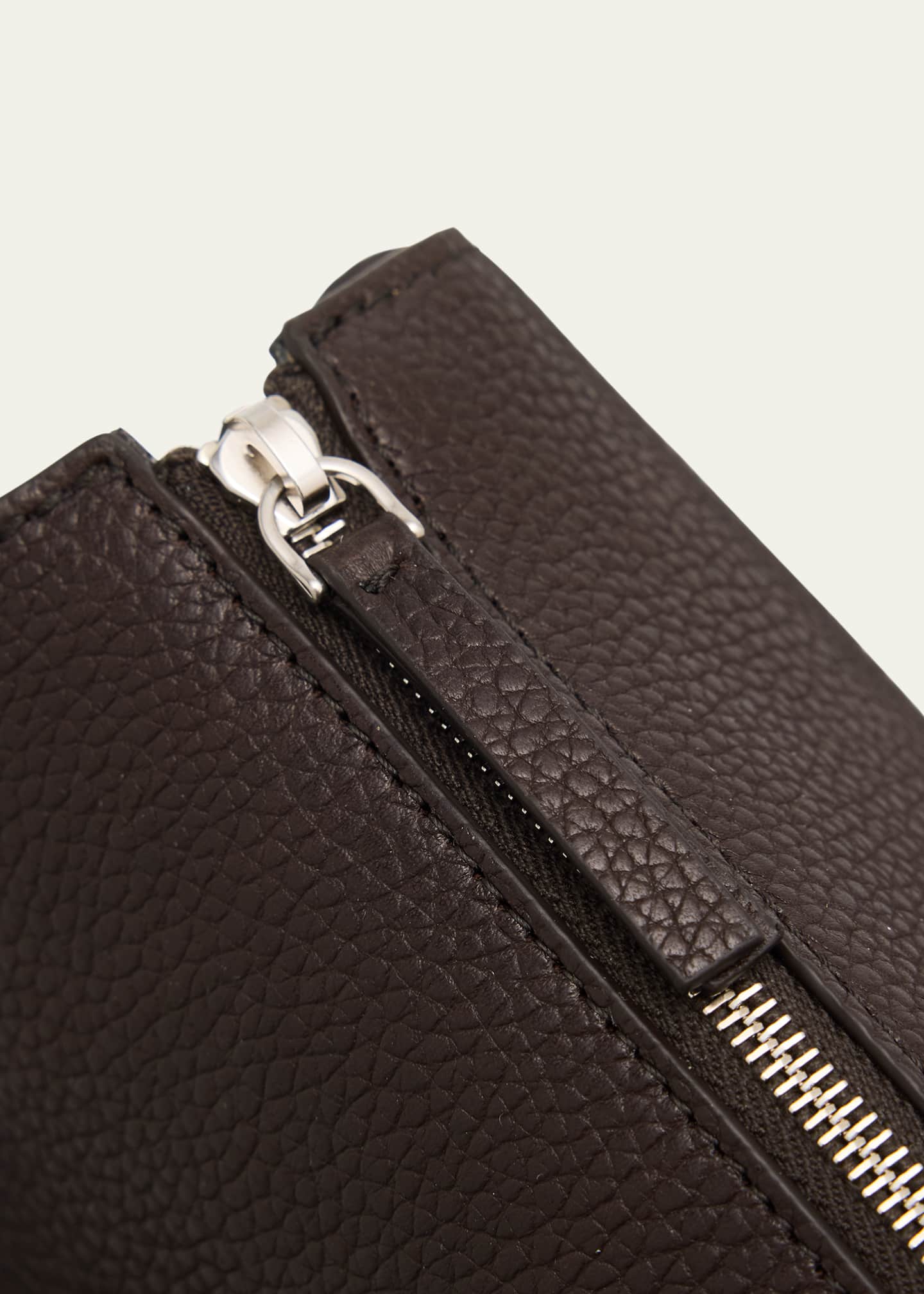 THE ROW Nu Twin Crossbody Bag in Saddle Grain Leather Image 5 of 5