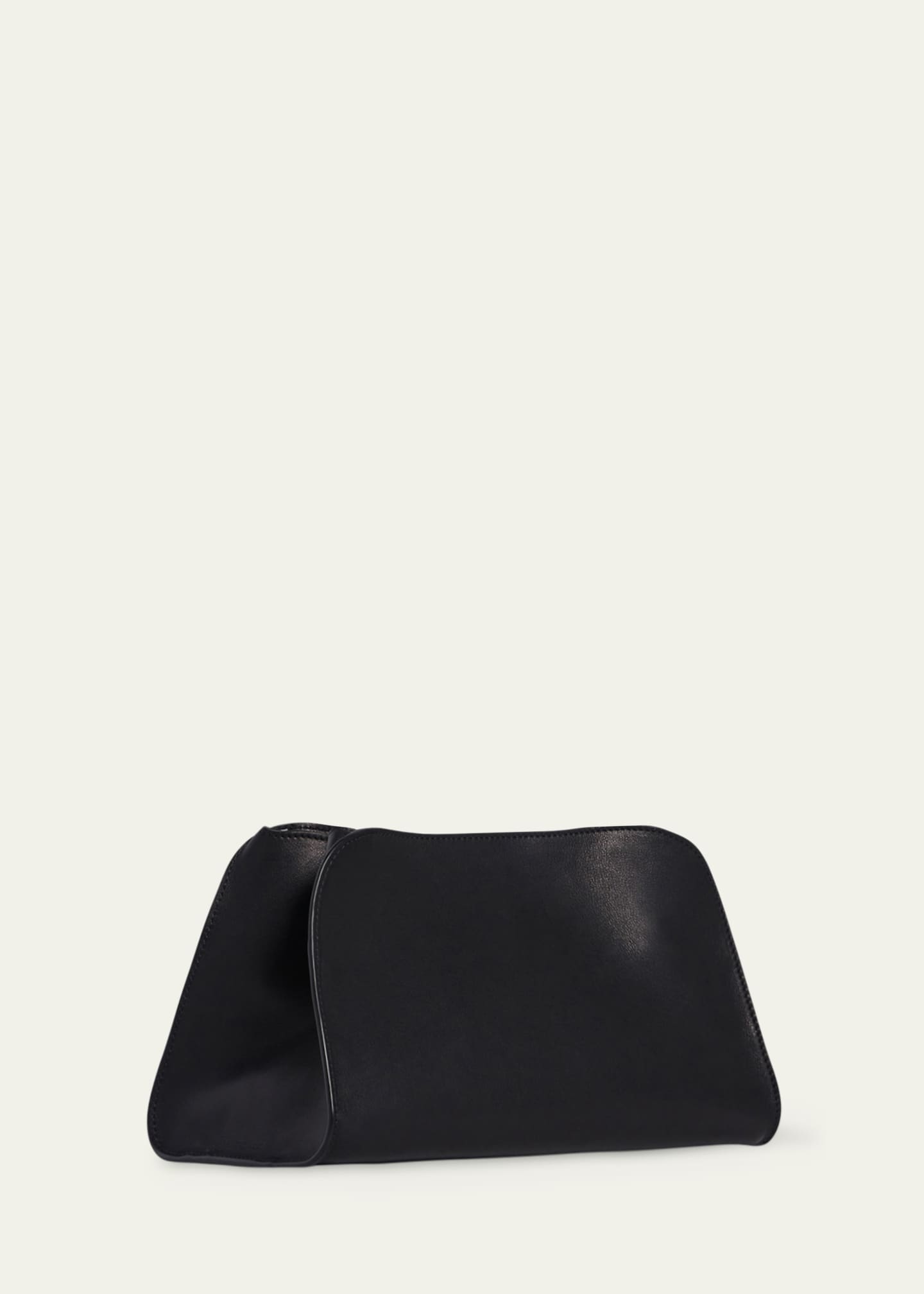 THE ROW Peggy Clutch Shoulder Bag in Saddle Leather Image 2 of 2