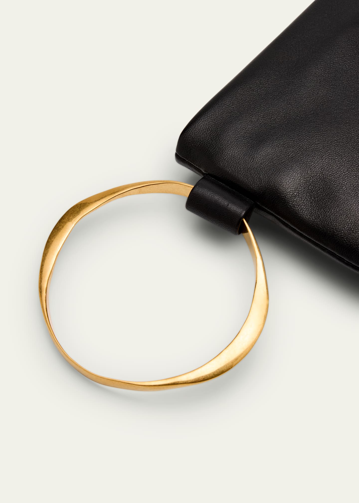 THE ROW Geo Bracelet Clutch Bag in Napa Leather Image 6 of 6
