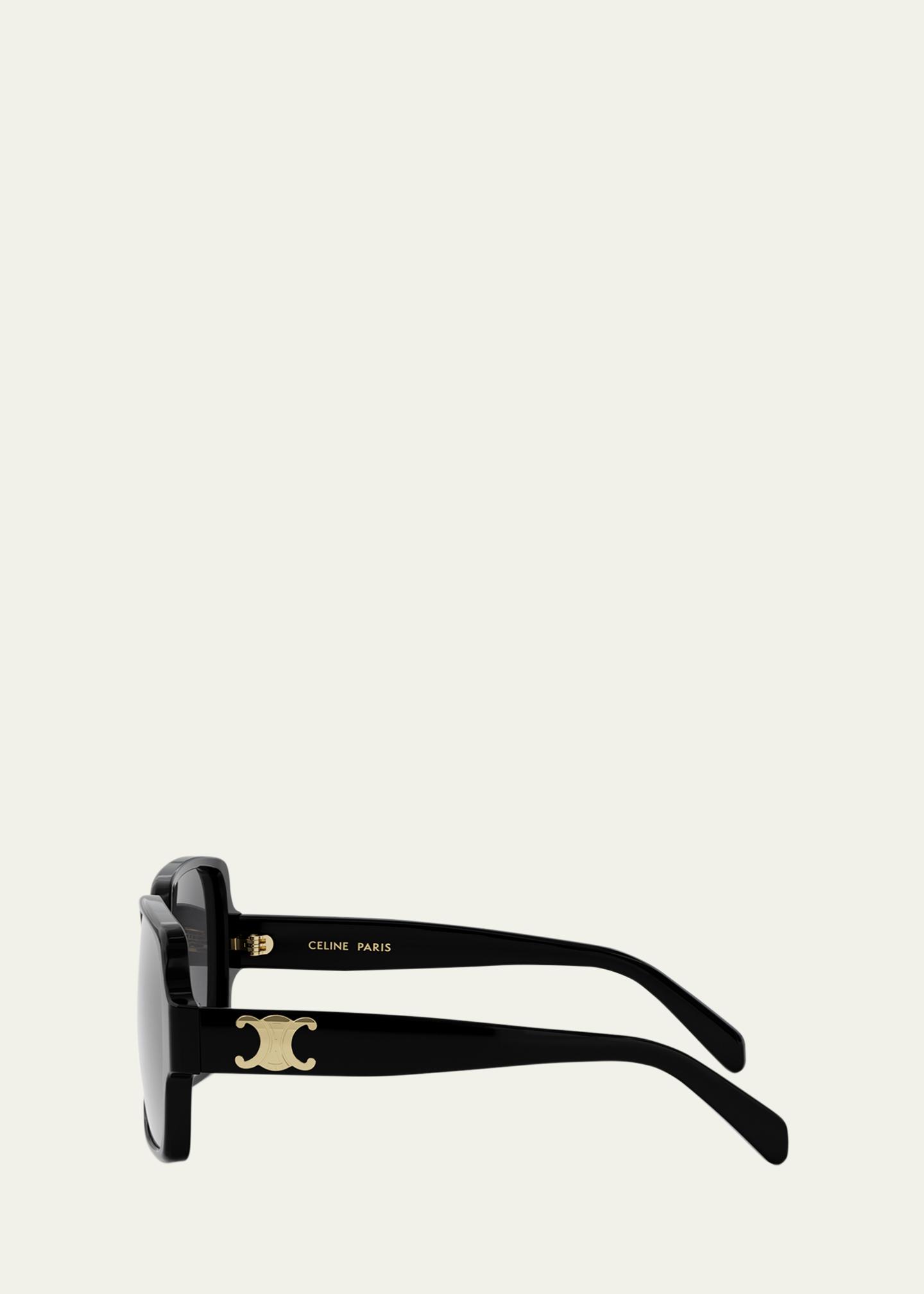 CELINE Triomphe Square Acetate Sunglasses - Bergdorf Goodman