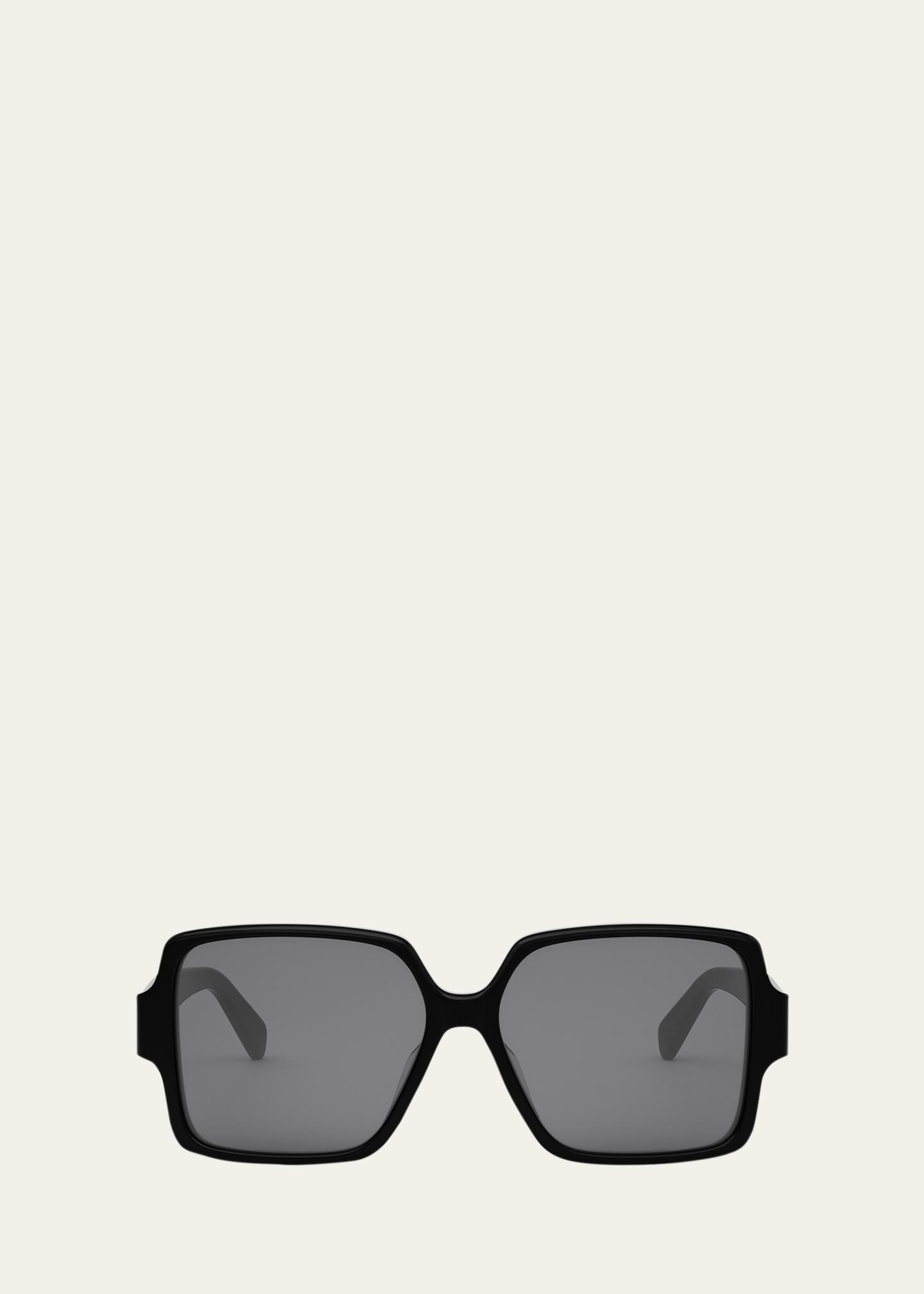 CELINE Triomphe Square Acetate Sunglasses - Bergdorf Goodman
