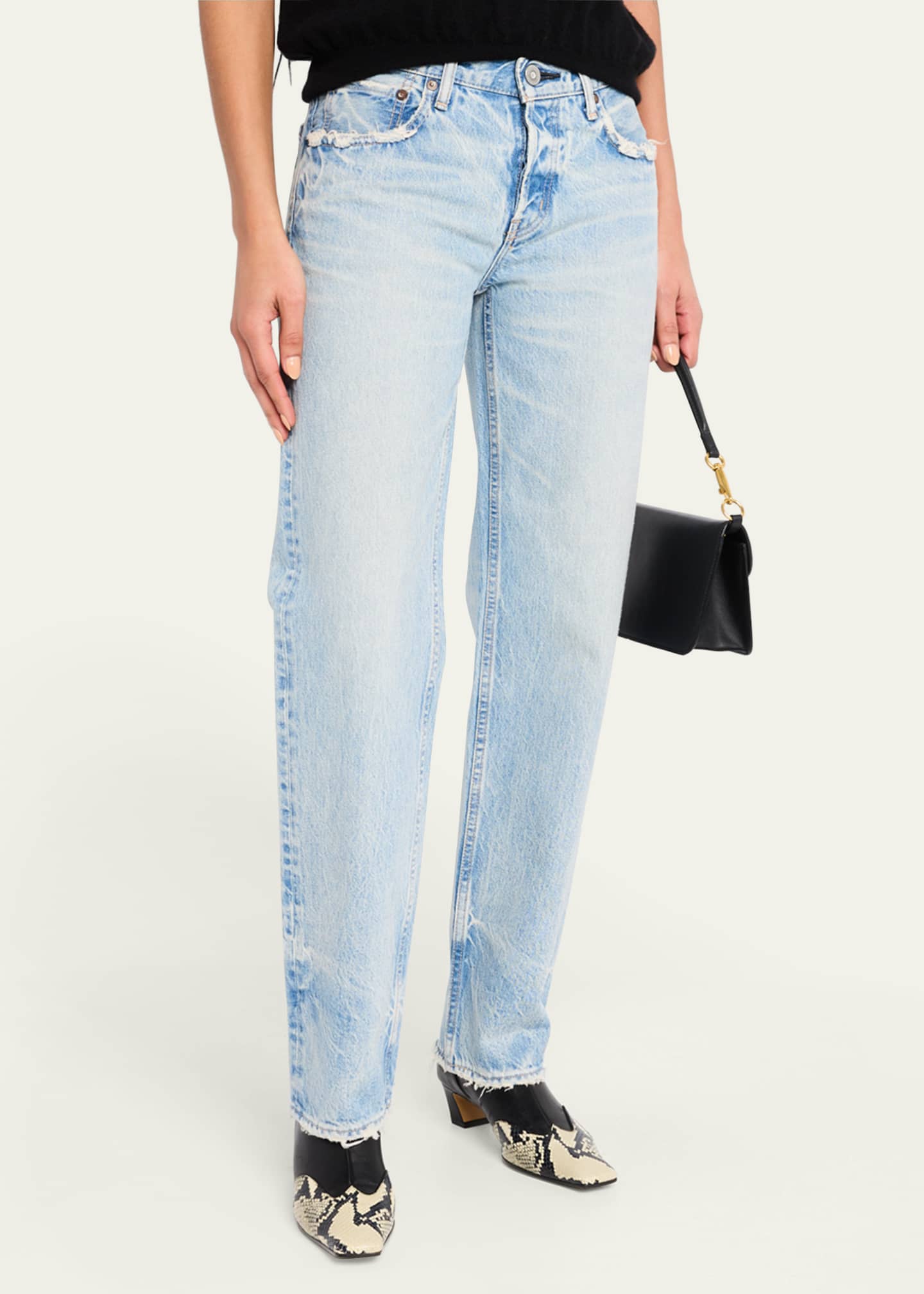 MOUSSY VINTAGE Wildwood Straight Low-Rise Jeans Image 4 of 5