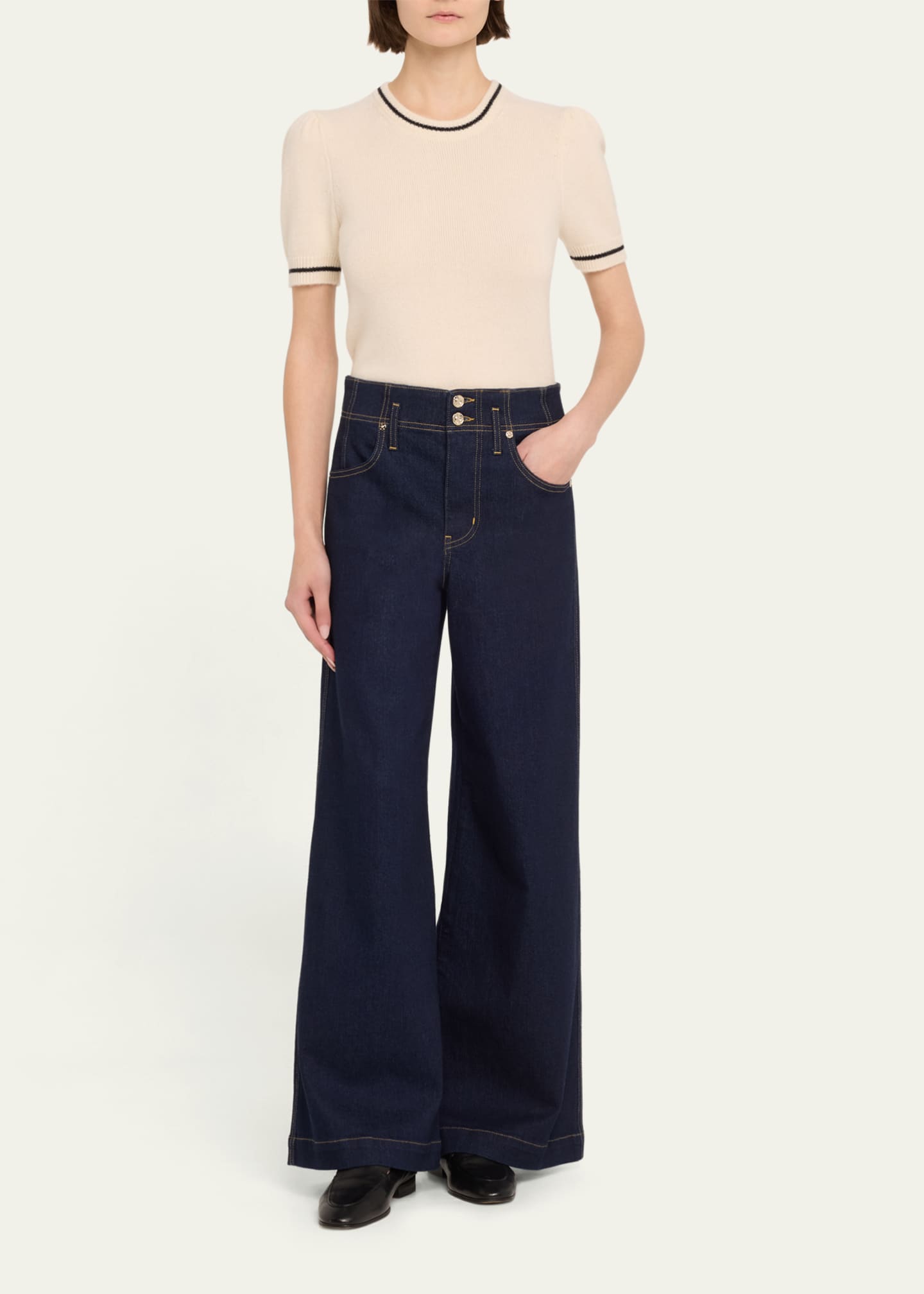 The Cashmere Gathered Sweater