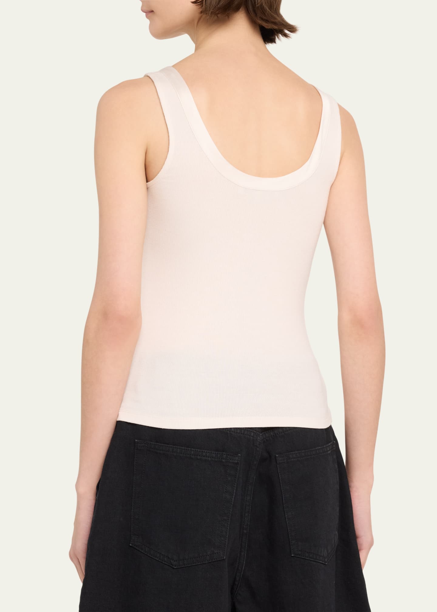 The Satin Trim Tank Top