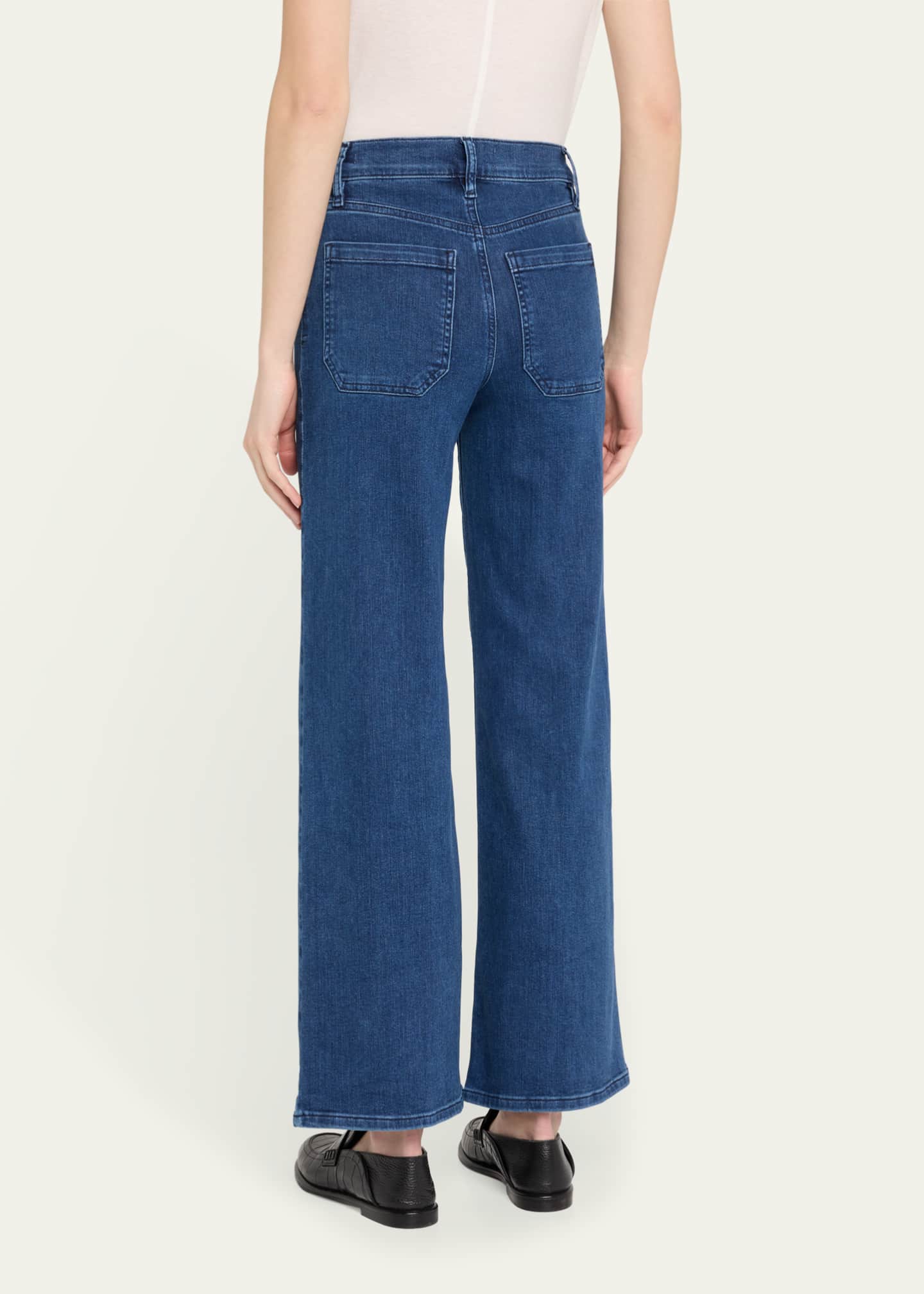 FRAME Le Slim Palazzo Modernist Pocket Jeans Image 3 of 5