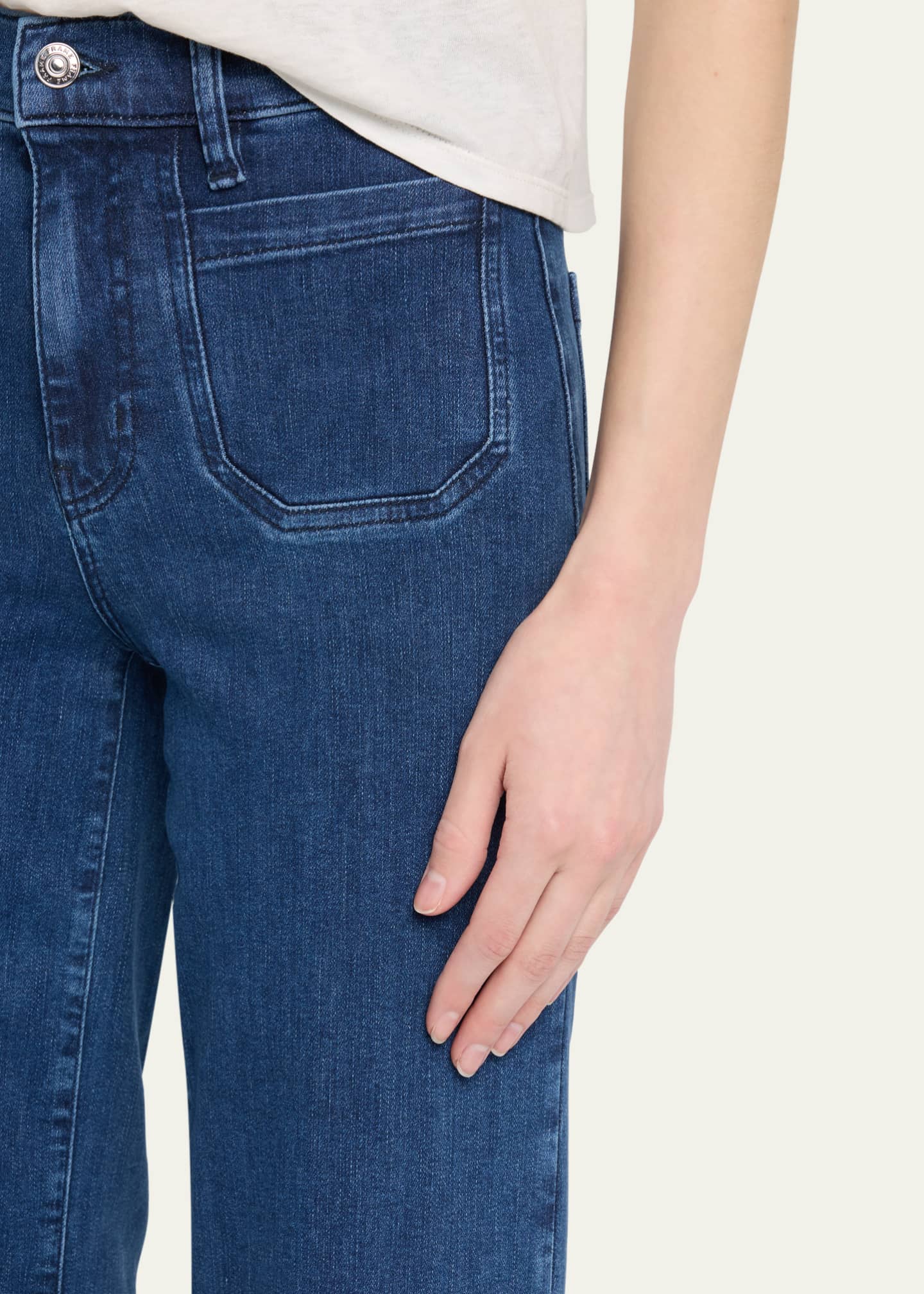 FRAME Le Slim Palazzo Modernist Pocket Jeans Image 5 of 5