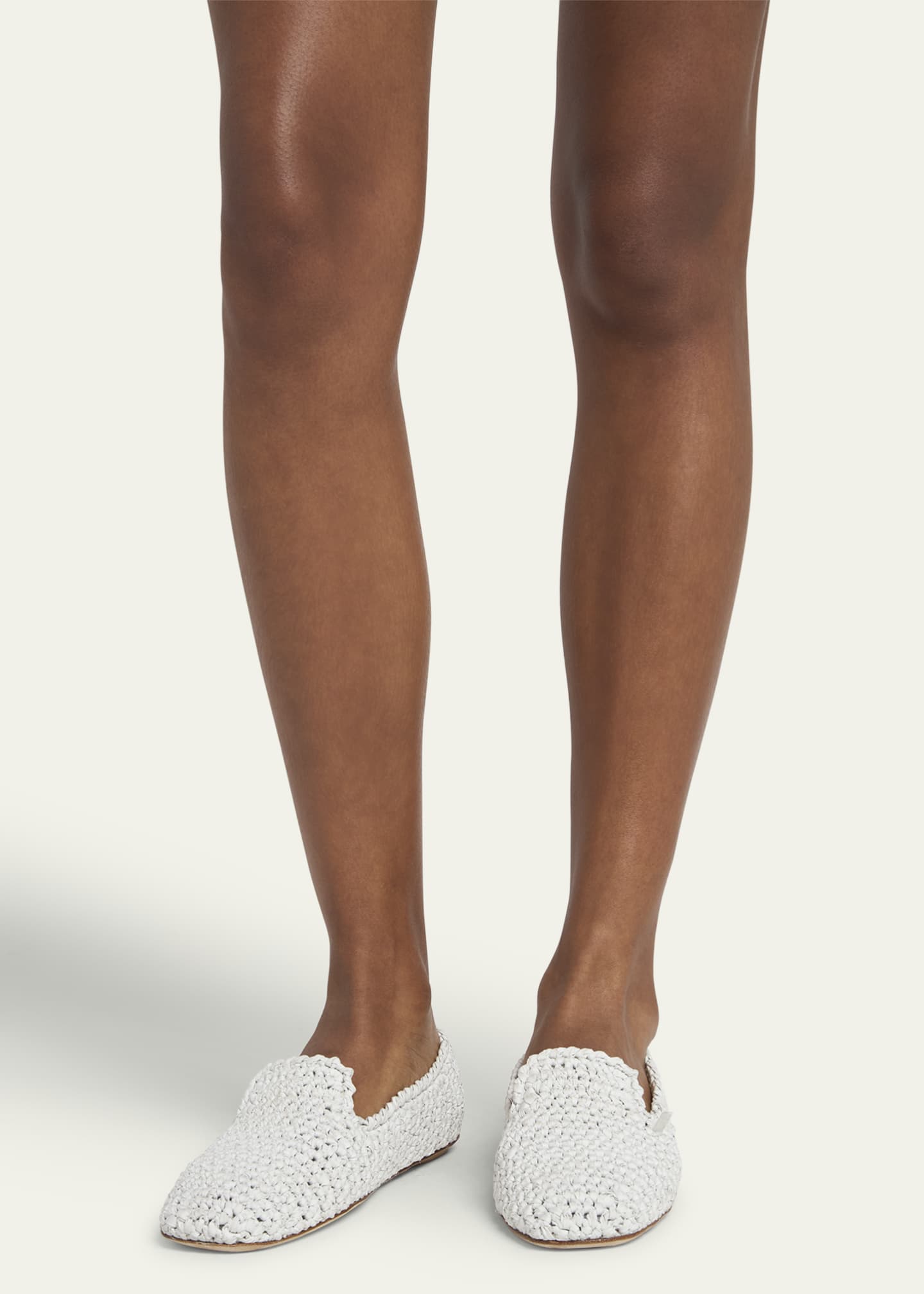 Moncler Woven Leather Loafers Image 2 of 6