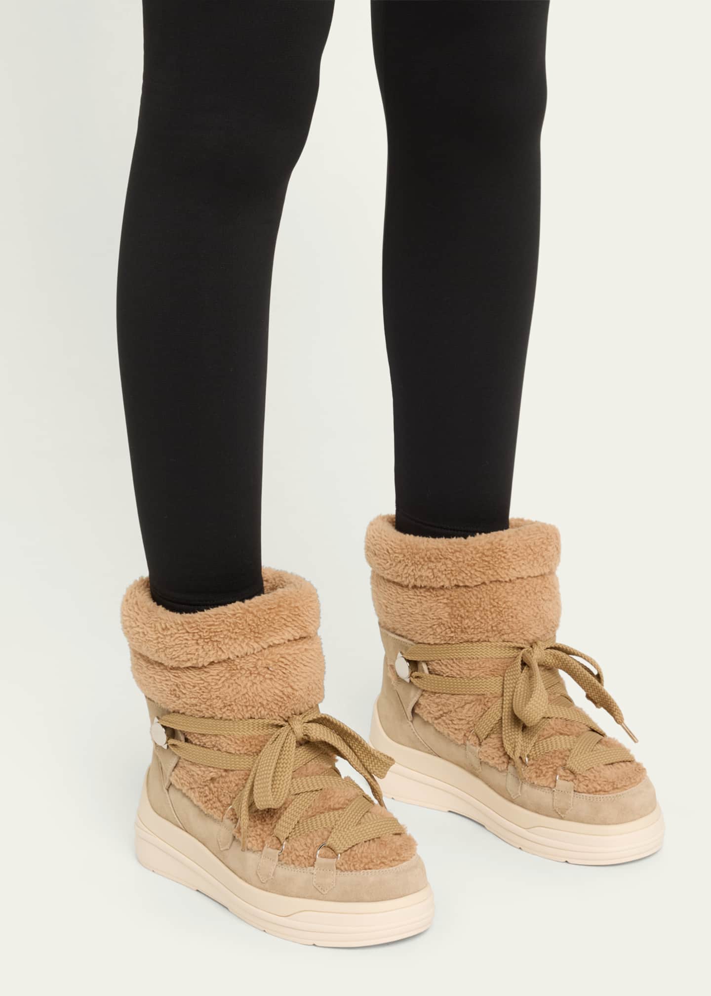 Moncler Insolux Fleece Snow Boots Image 2 of 6