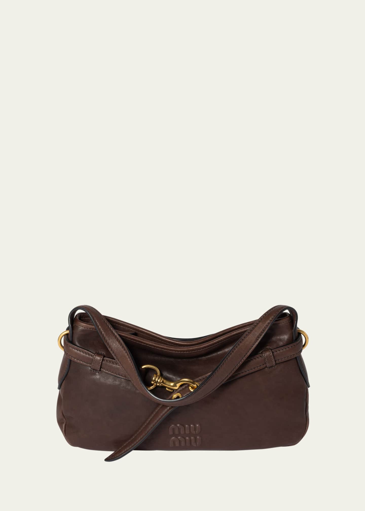 Miu Miu Lambskin Leather Shoulder Bag Image 1 of 3