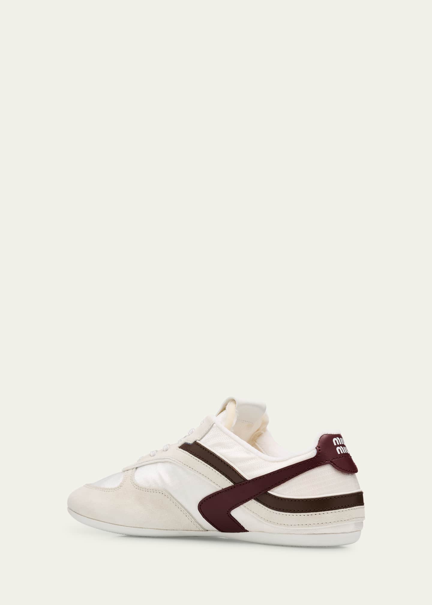 Miu Miu Colorblock Nylon Tech Runner Sneakers Image 4 of 6