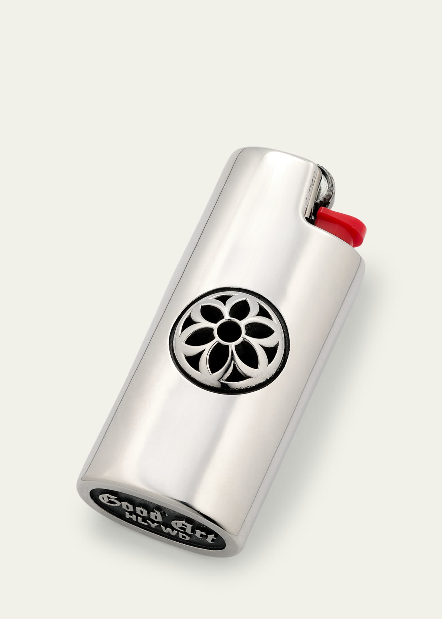 GOOD ART HLYWD Men's Mini Sterling Silver Rosette Lighter Holder Image 2 of 4