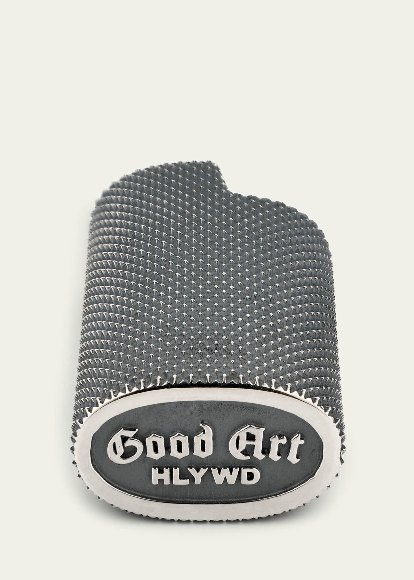 GOOD ART HLYWD Men's Mini Sterling Silver Goosebumps Lighter Holder Image 3 of 4