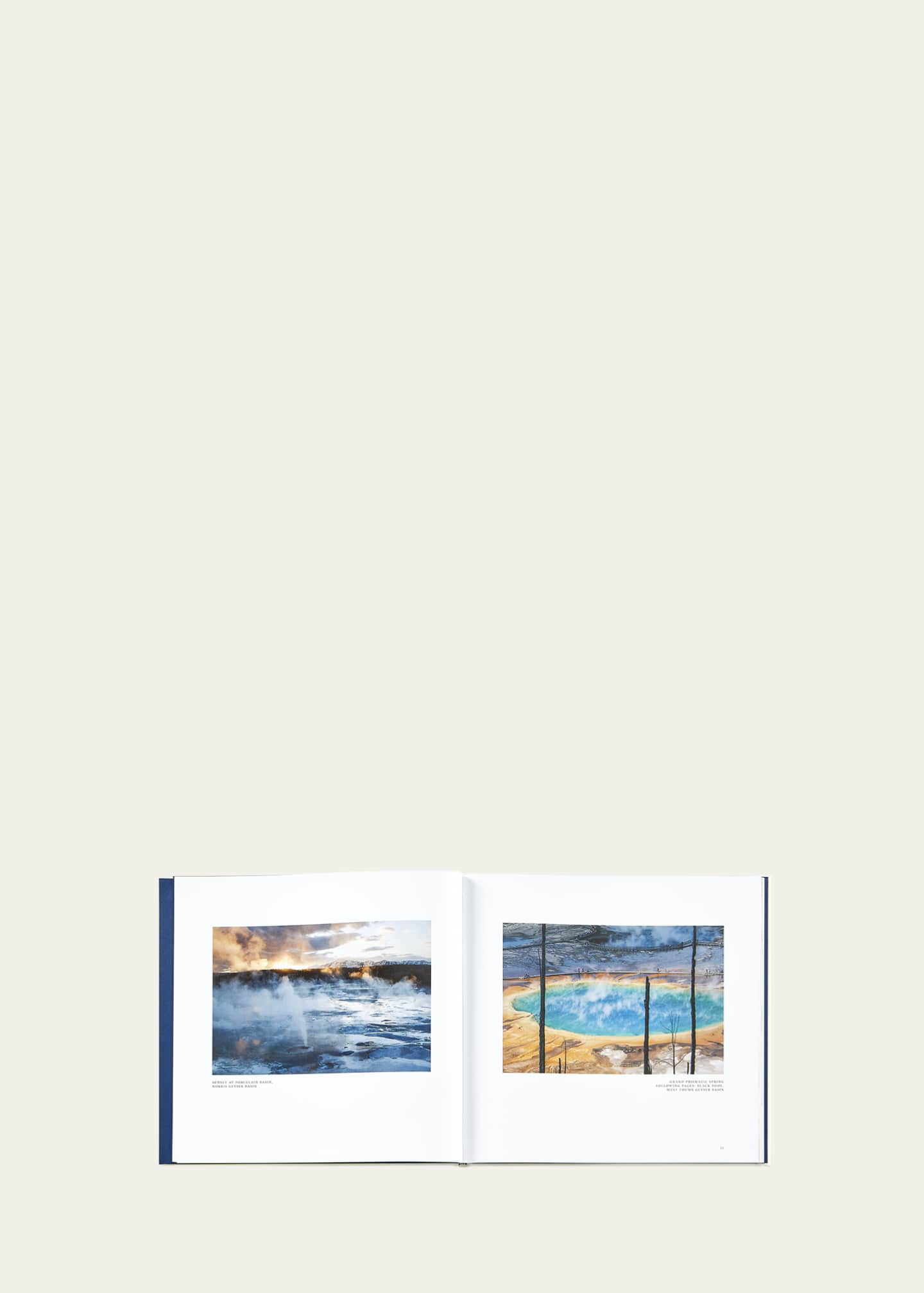 Graphic Image "Yellowstone: A Land of Wild and Wonder" Leather-Bound Book by Christopher Cauble Image 3 of 6