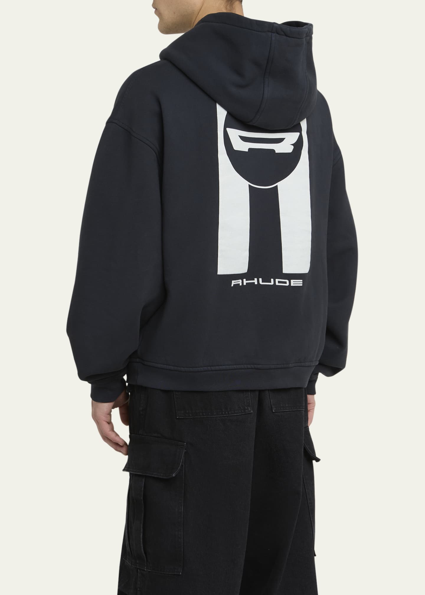 Rhude Men's Campiones Terry Zip Hoodie Image 3 of 5