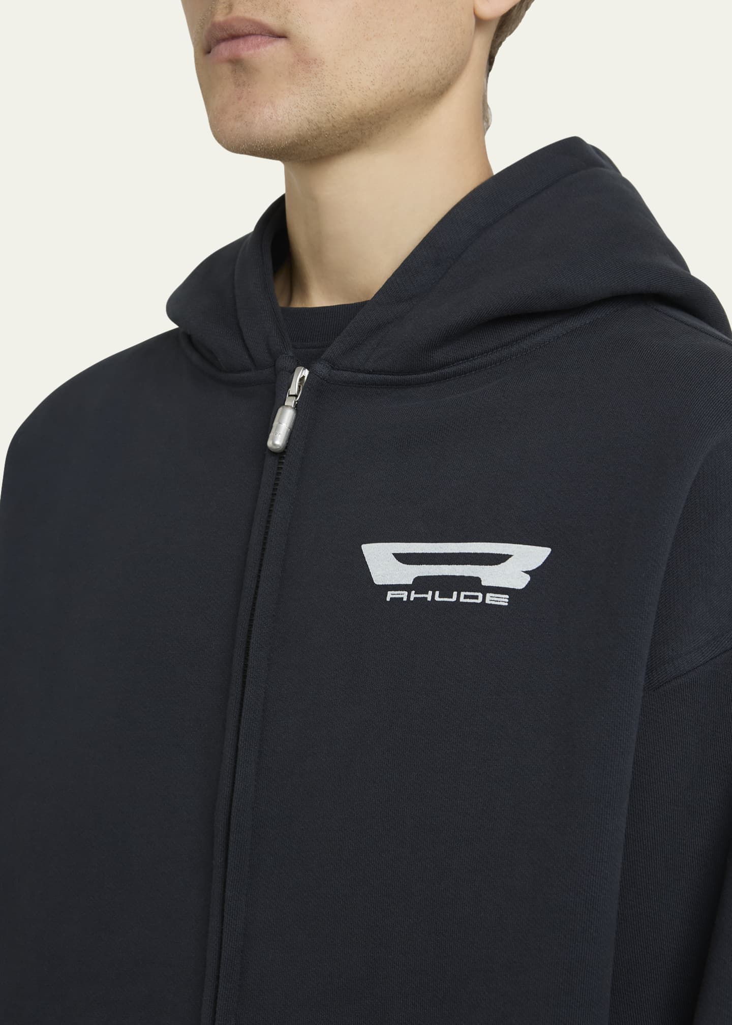 Rhude Men's Campiones Terry Zip Hoodie Image 5 of 5
