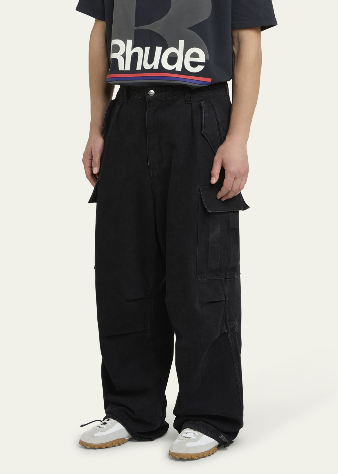 Rhude Men's Canvas Parachute Cargo Pants Image 4 of 5