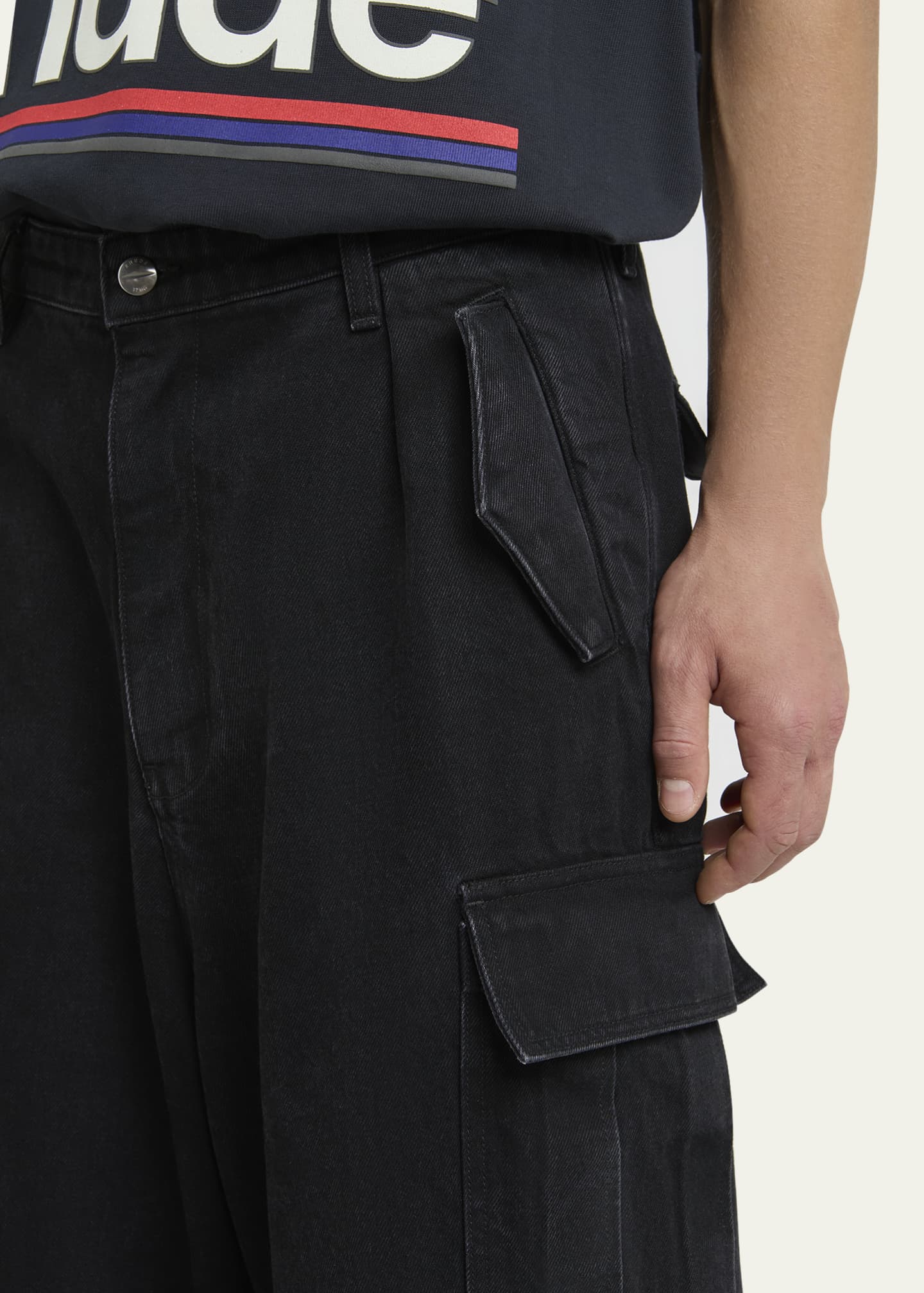 Rhude Men's Canvas Parachute Cargo Pants Image 5 of 5