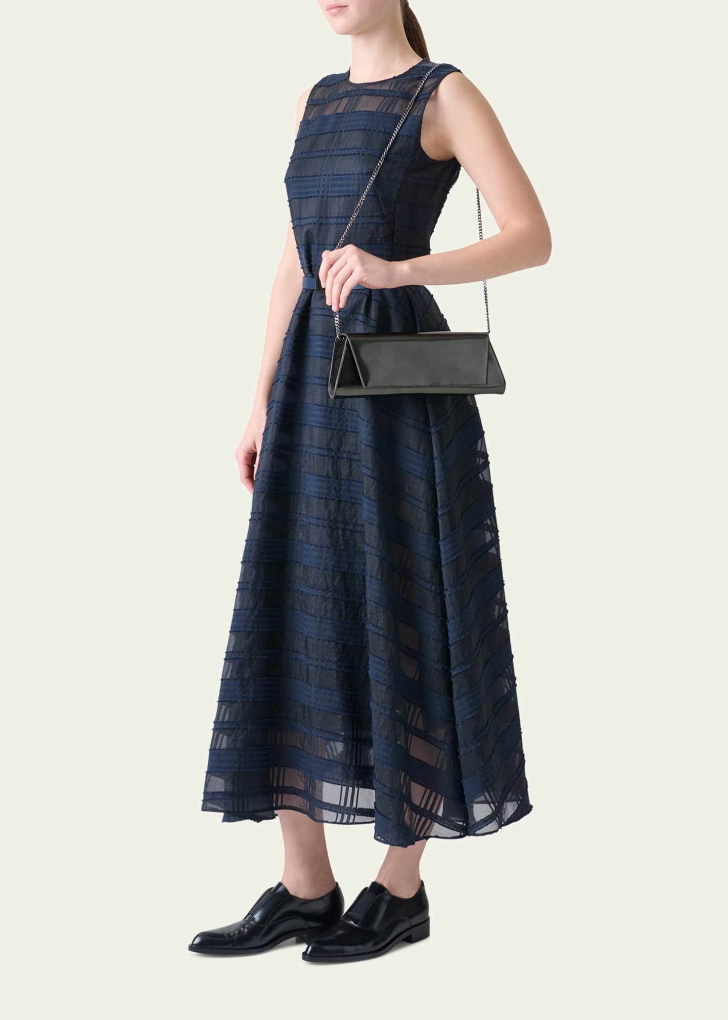 Akris Anouk Mirrored Leather Small Clutch Bag Image 2 of 5