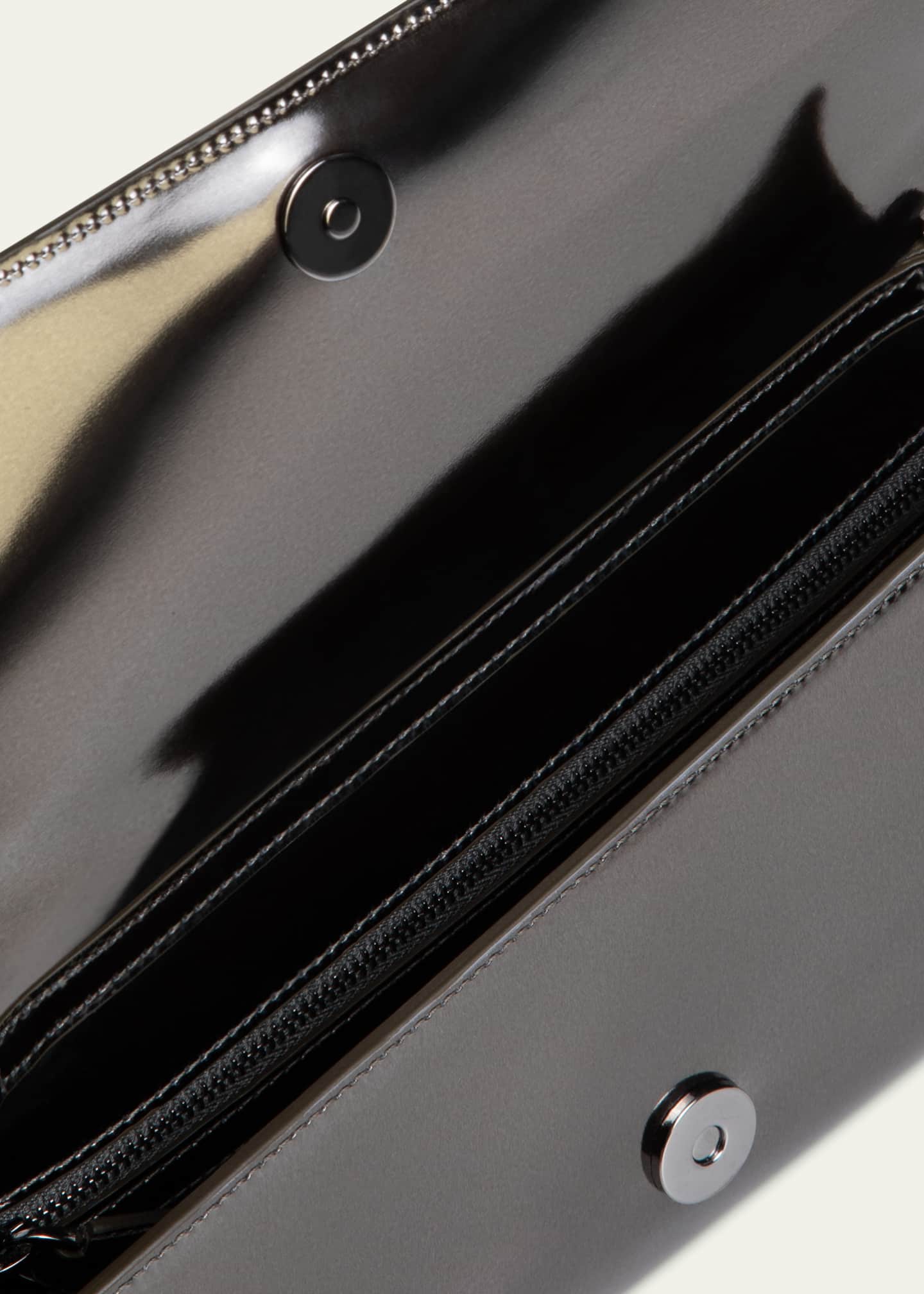 Akris Anouk Mirrored Leather Small Clutch Bag Image 4 of 5