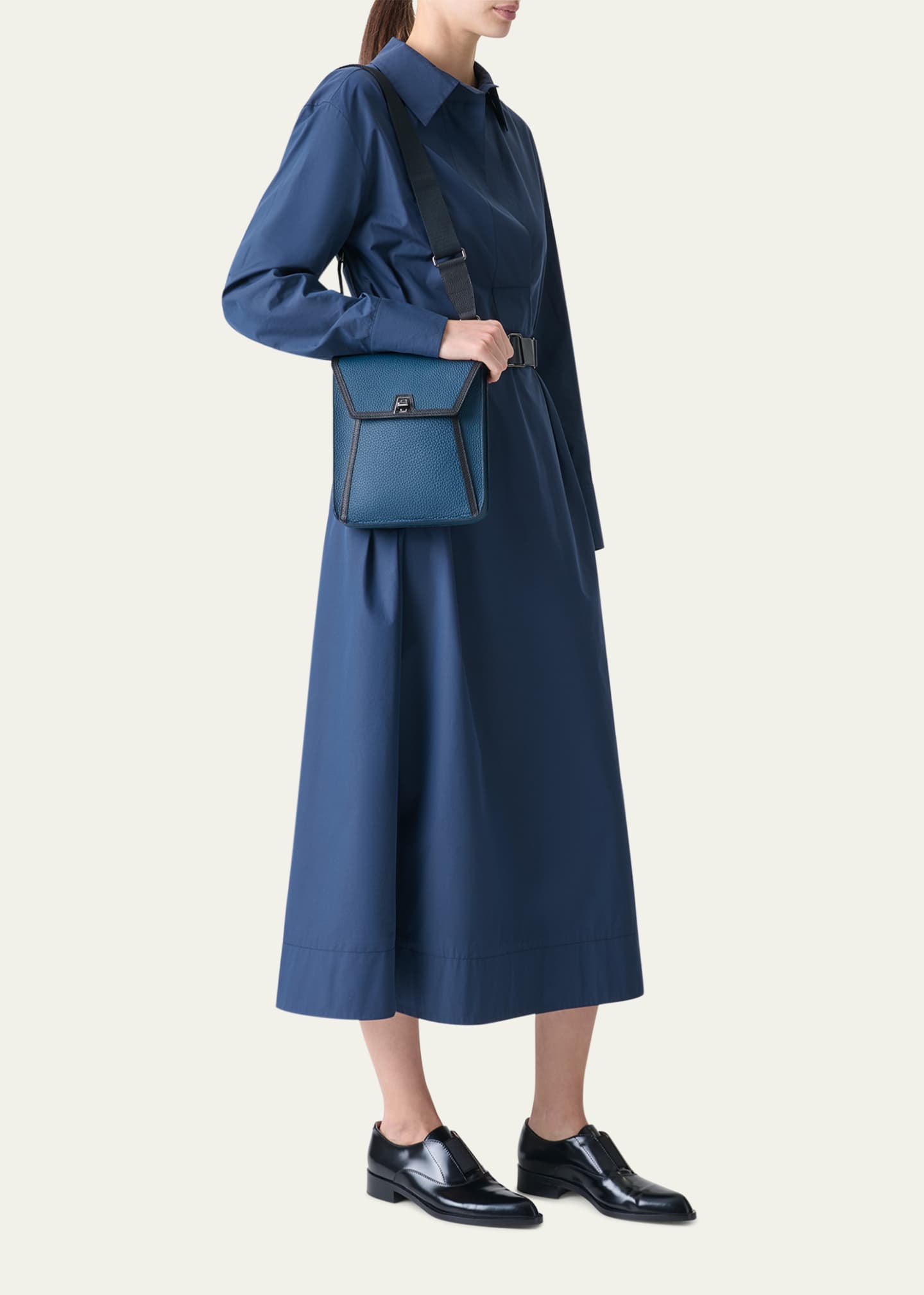 Akris Anouk Small Leather Crossbody Bag Image 2 of 5